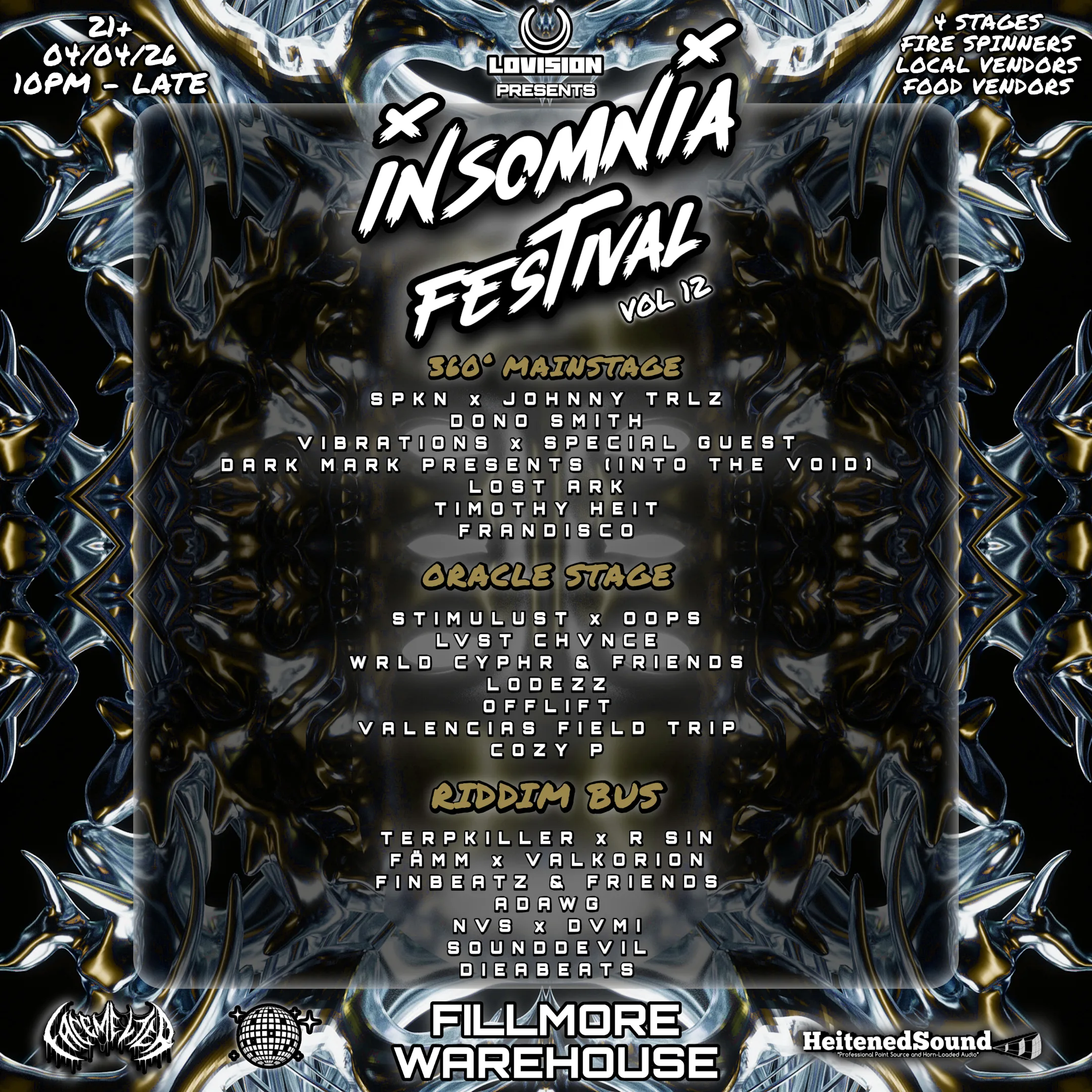 Lovision Presents Insomnia Festival Vol 12 Cover