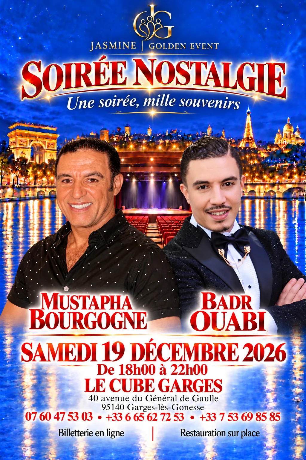 Soirée Chaabi , Mustapha Bourgone, Badr Ouabi Cover