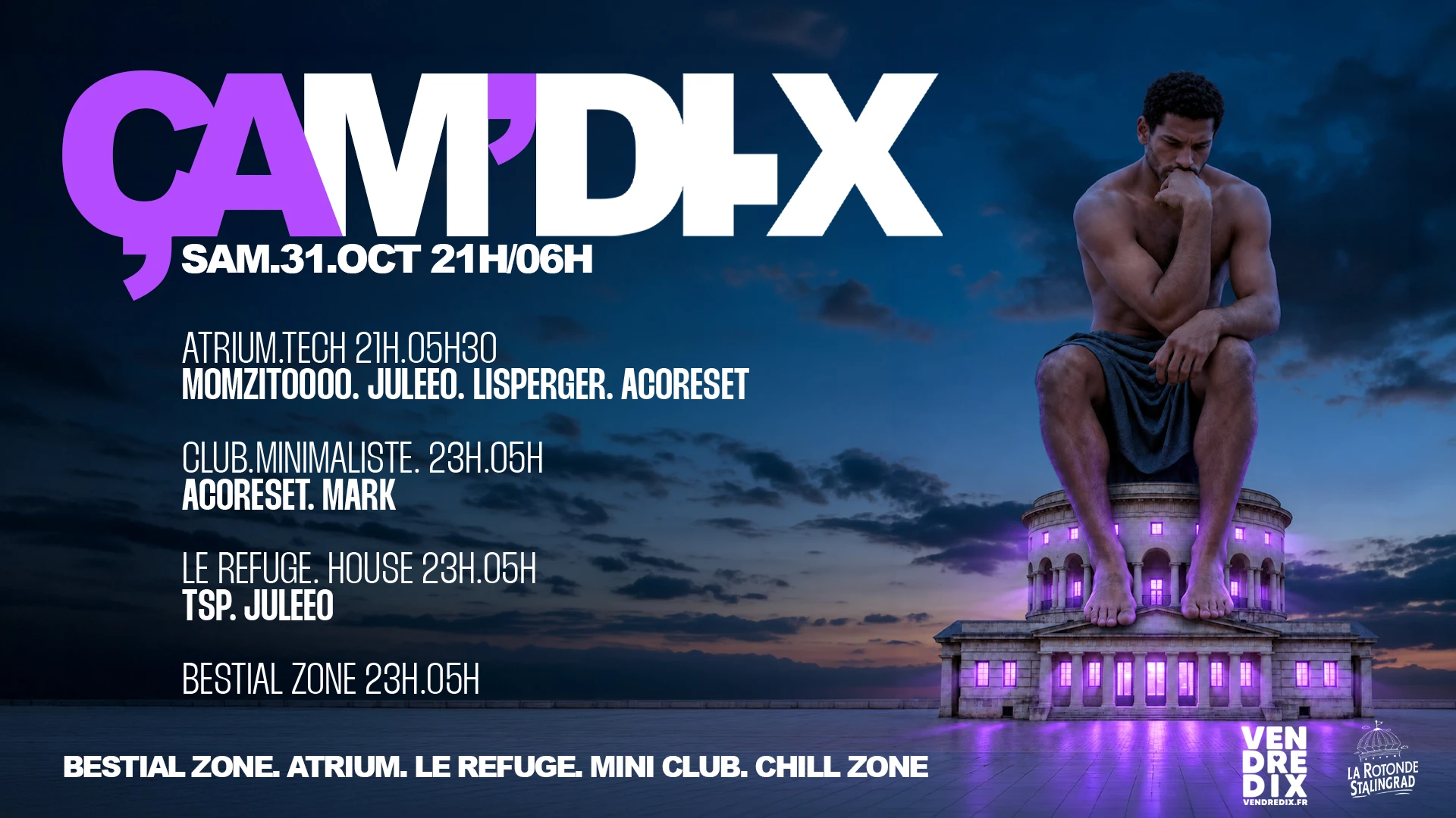 31oct | Çam’DI.X | La Rotonde Cover