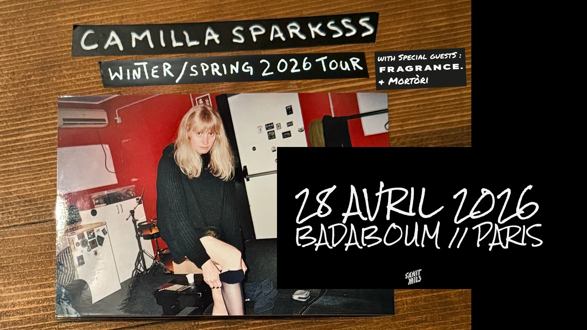 Concert — Camilla Sparksss, Mortòri, Fragrance. Cover