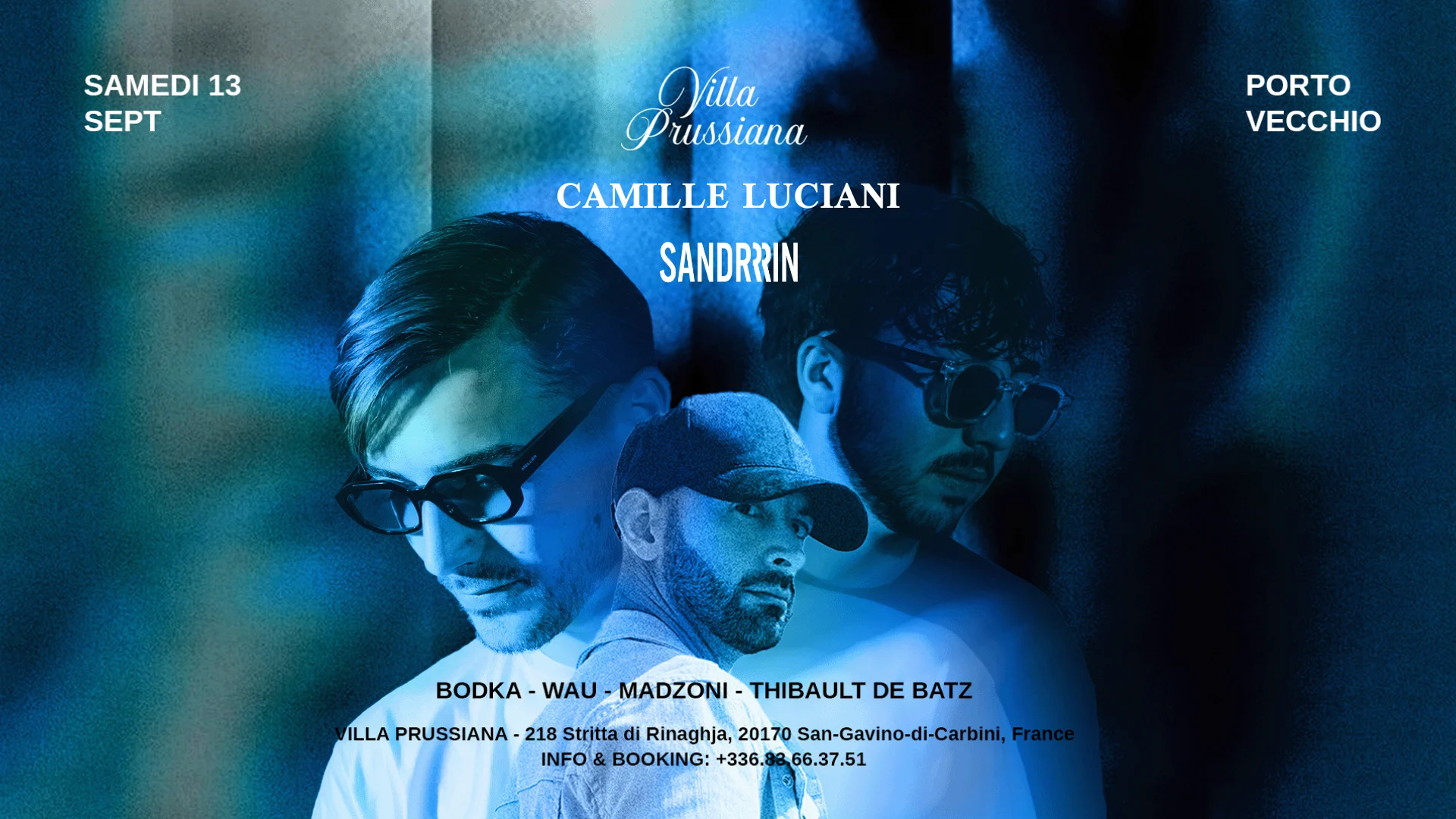 Camille Luciani & Sandrin - Villa Prussiana - 13.09.2025 Cover