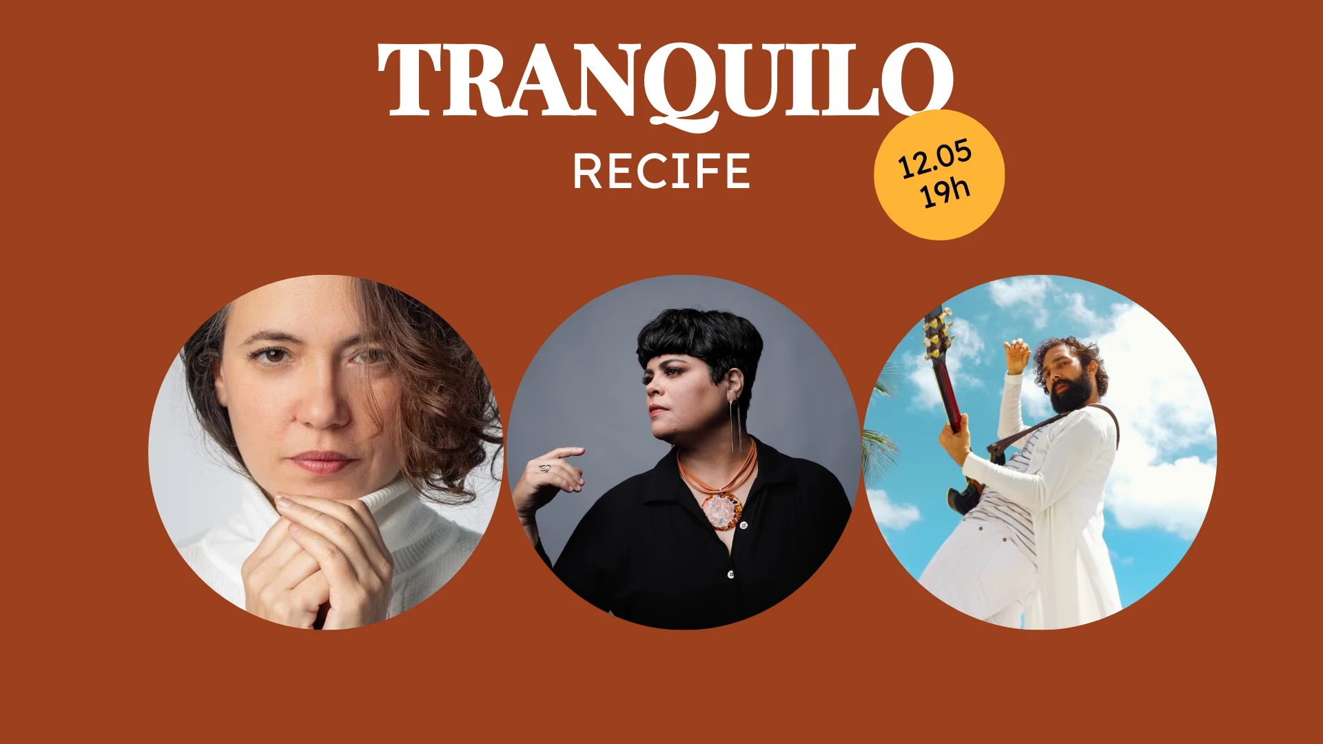 Tranquilo Recife - Com Tiê, Isabela Moraes & Daniel Medina! Cover