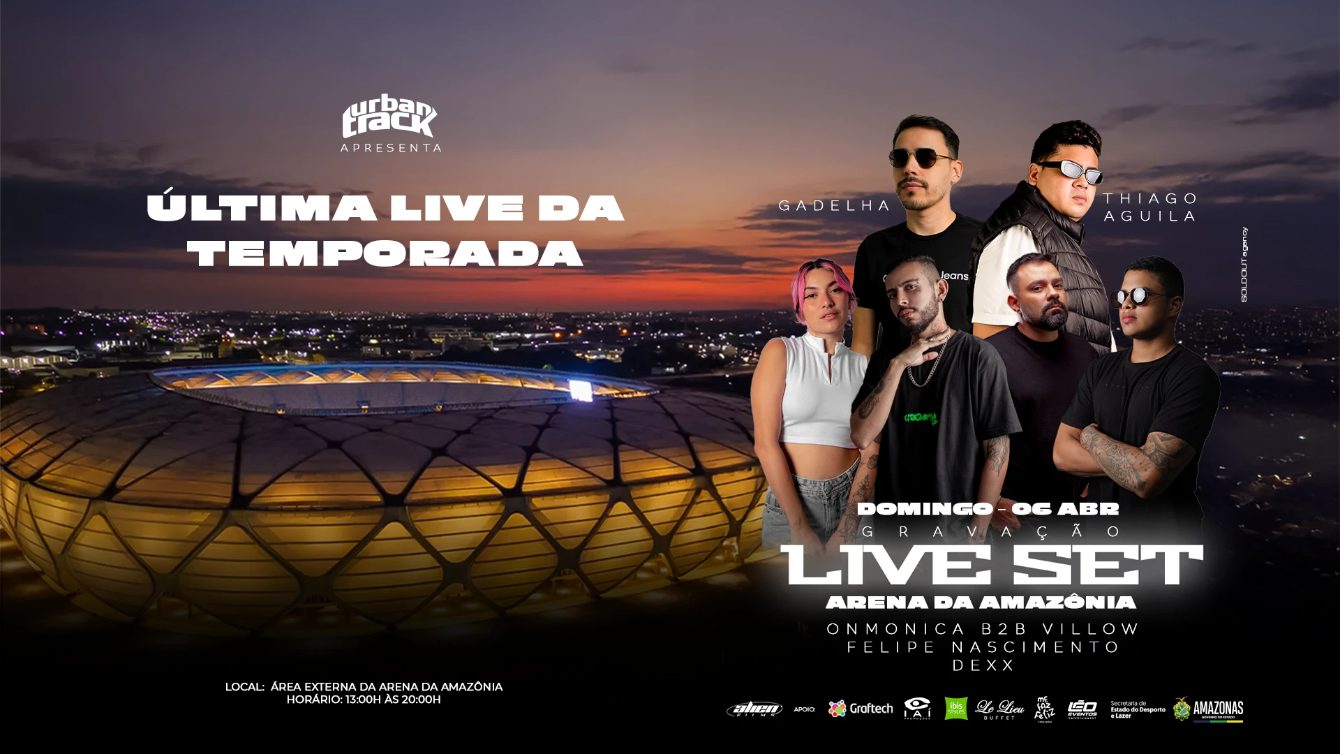 Urbantrack - Live Set Arena Da Amazônia Cover