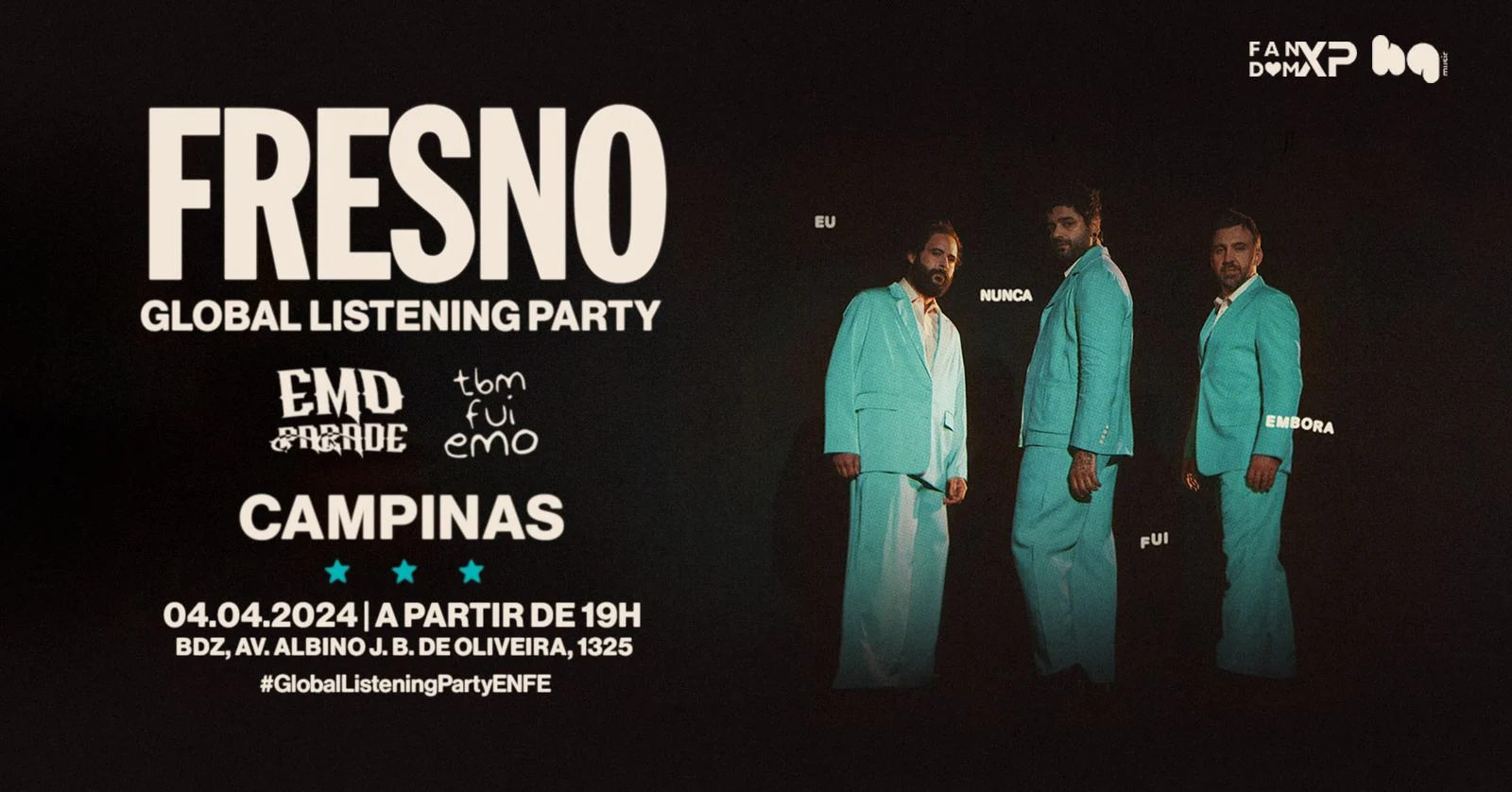 Emo Parade E Tbm Fui Emo: Enfe Listening Party @ Campinas Cover