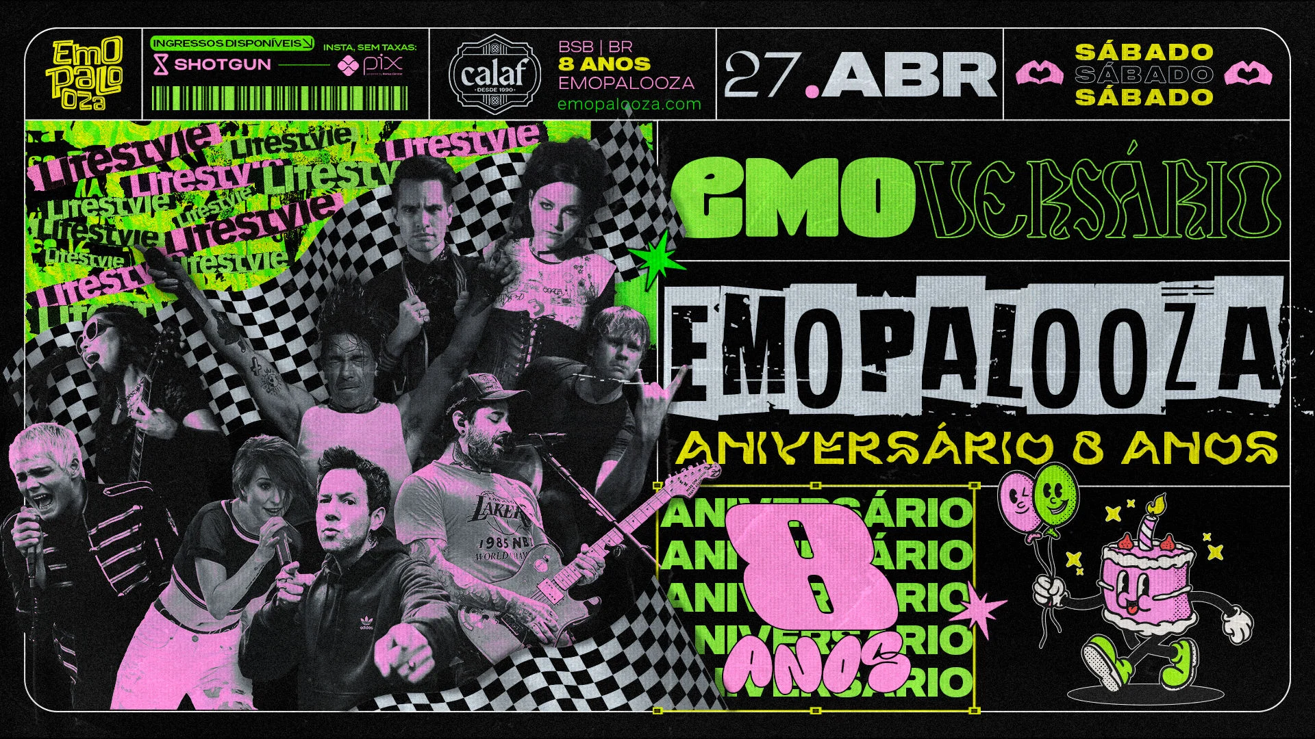 Emopalooza Especial 8 Anos! Cover