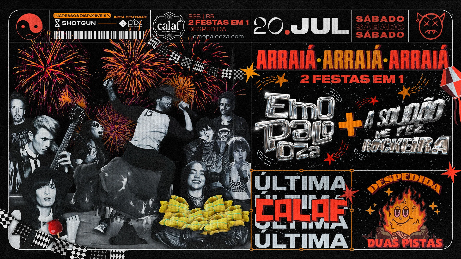 Arraiá: Emopalooza + Solidão Me Fez Rockeira #Últimanocalaf Cover