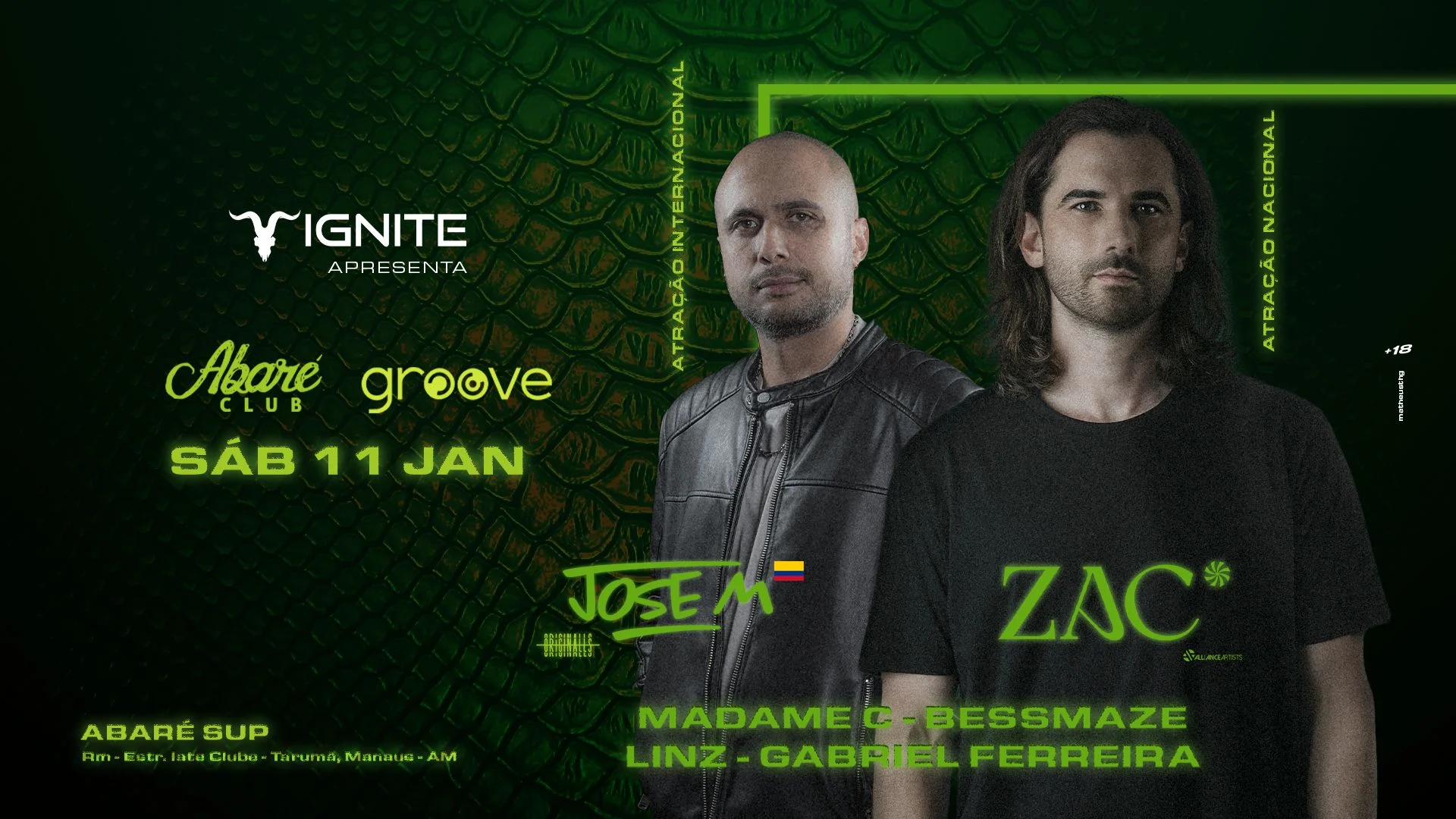 Abaré Club & Groove - Zac E Jose M Cover