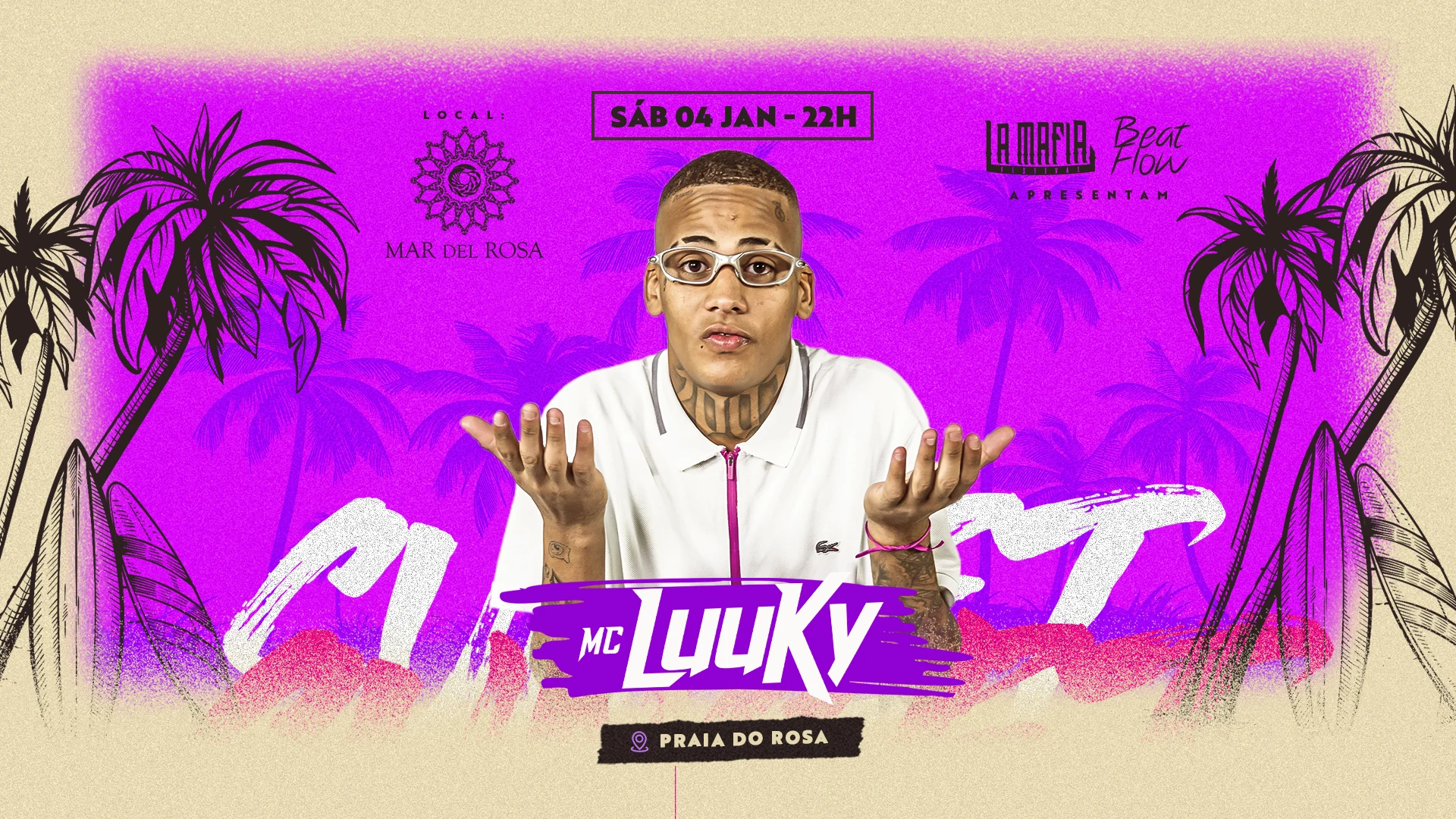 La Mafia & Beat Flow - MC Luuky Na Praia Do Rosa Cover
