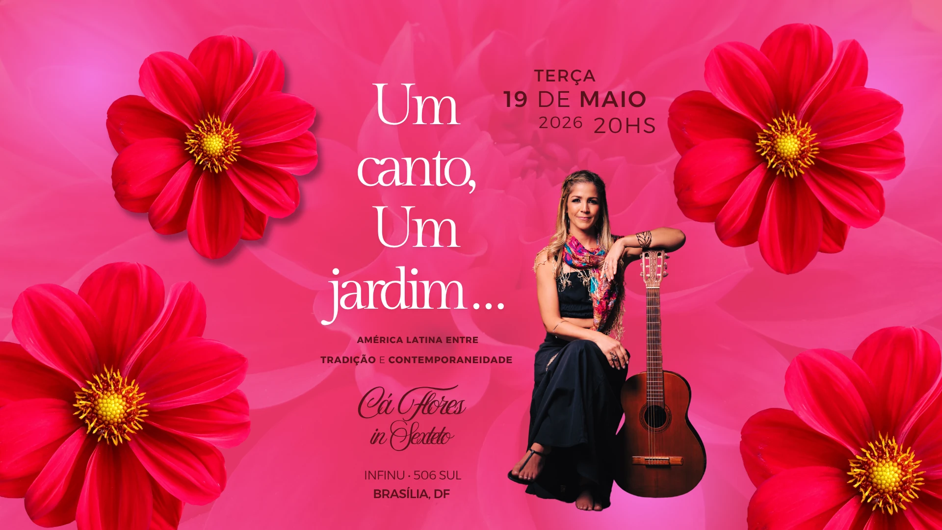 Ca Flores In Sexteto Apresentam: Um Canto, Um Jardim Cover