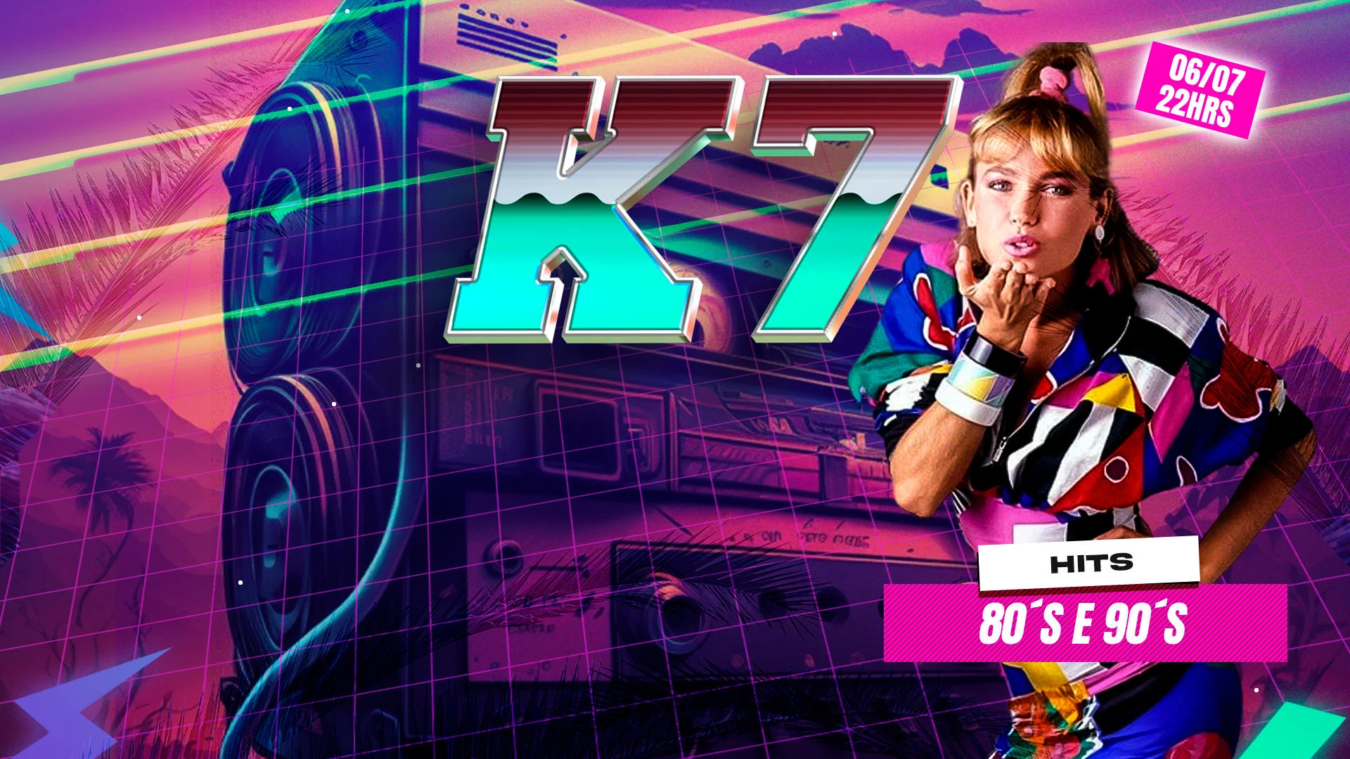 K7 - 80's & 90's Hits! Cover