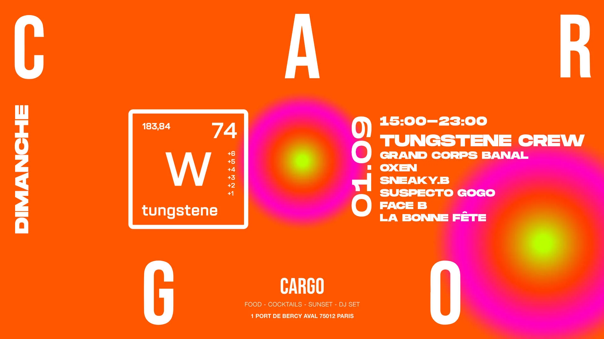 Cargo X Tungstène Cover