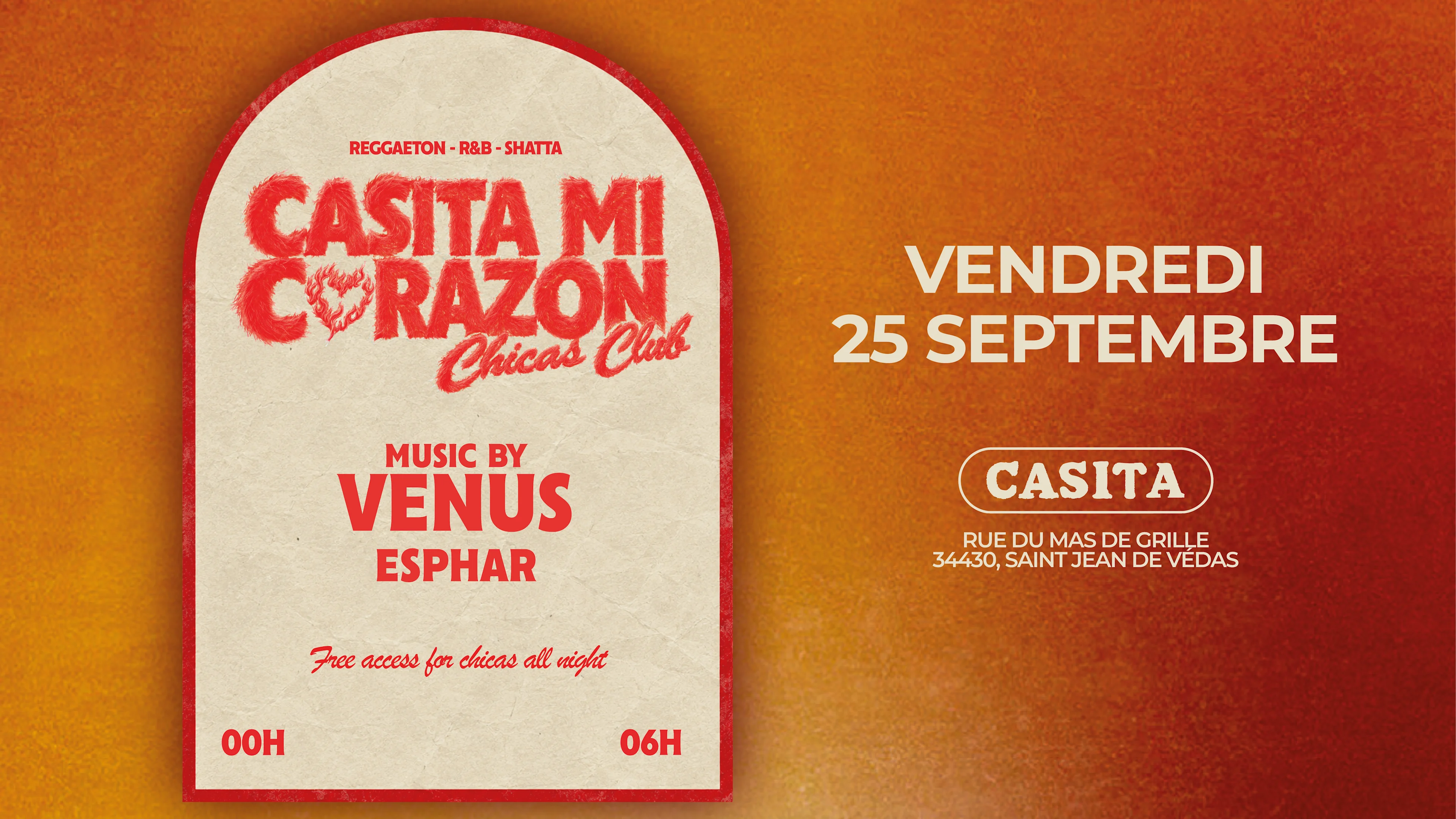 Vendredi 25 Septembre - Casita MI Corazon Cover