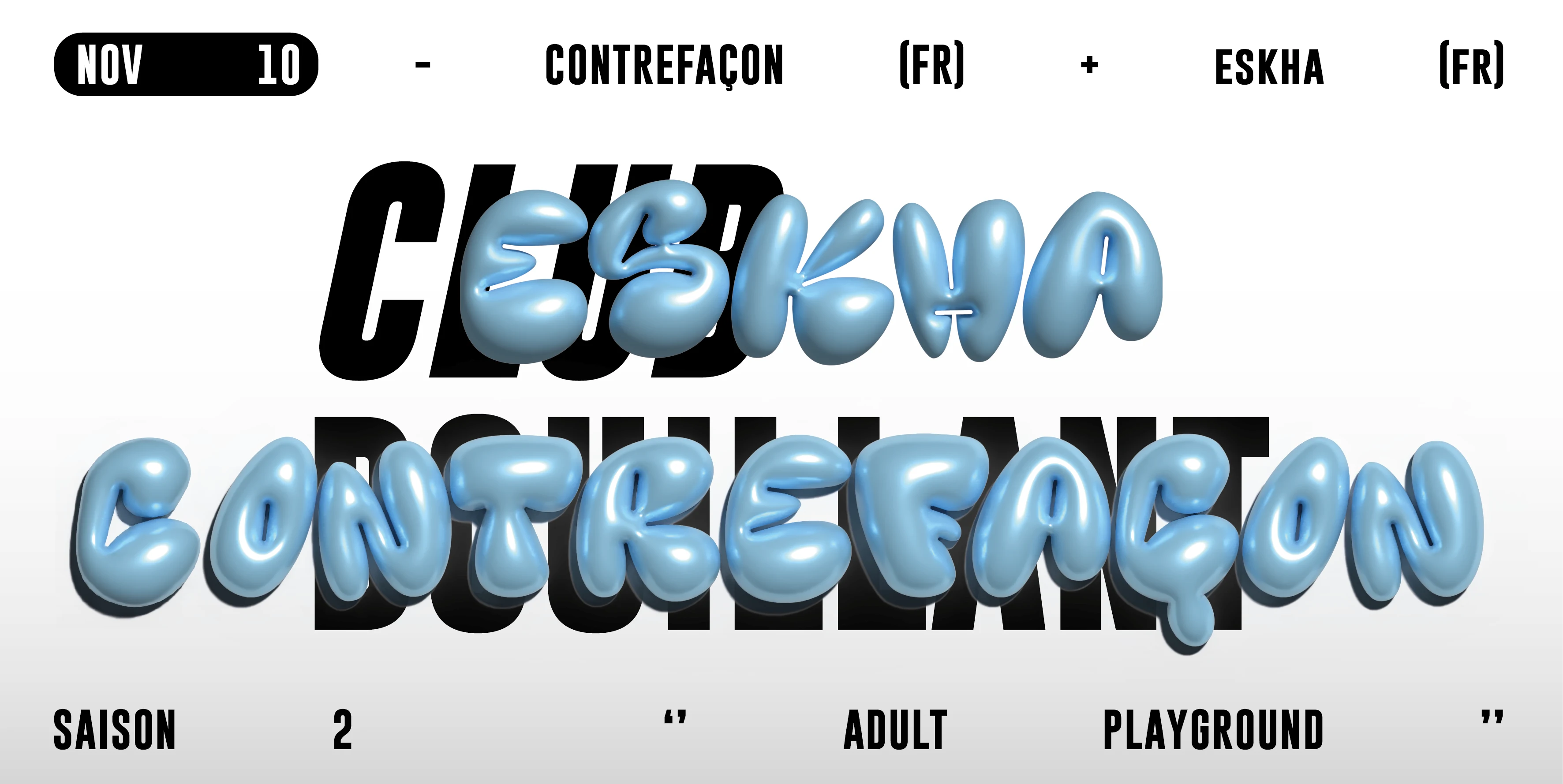 Club Bouillant - Contrefaçon · Eskha Cover
