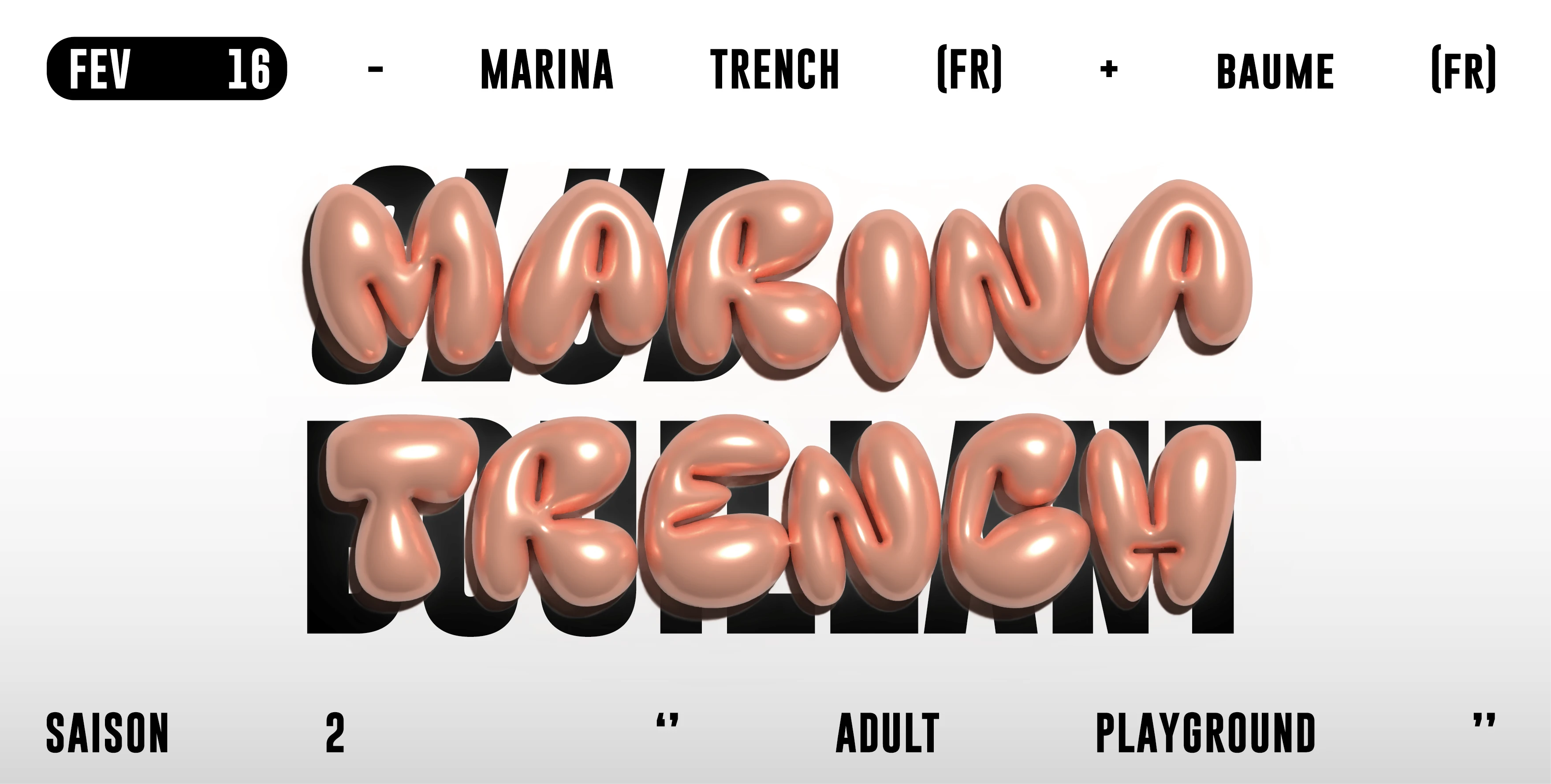 Club Bouillant - Marina Trench · Baume Cover