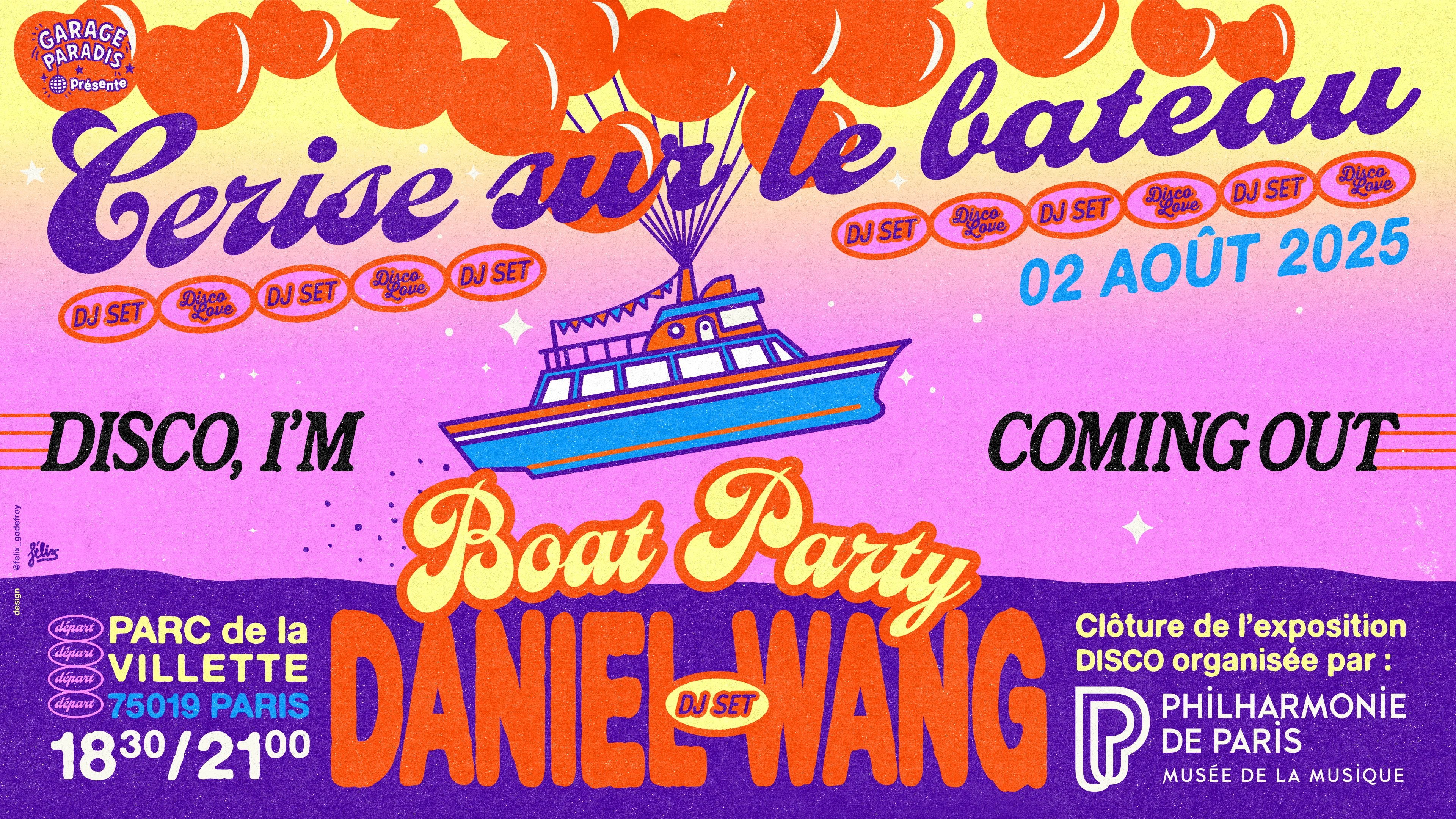 Expo Disco : Croisière Philharmonie De Paris X Daniel Wang Cover