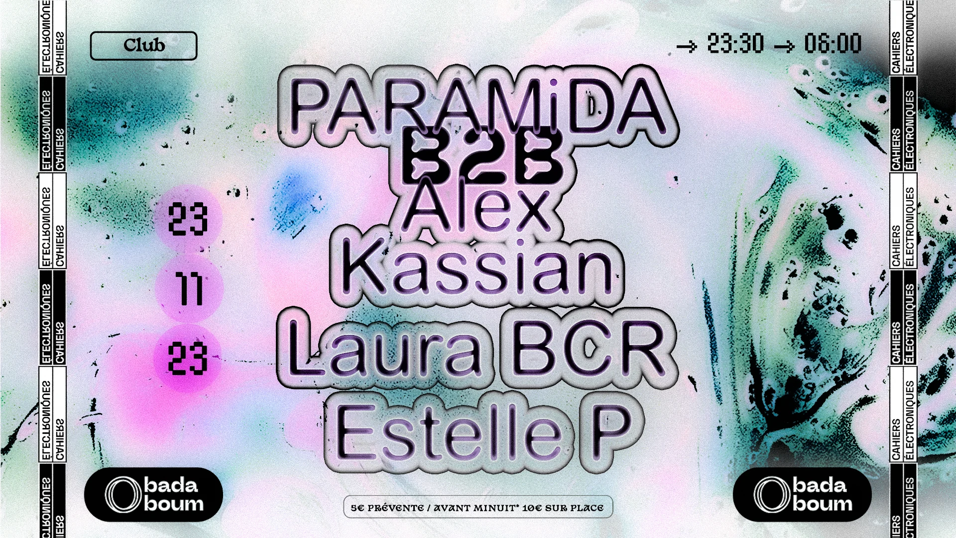 Club — Cahiers Électroniques With Alex Kassian B2b Paramida Cover