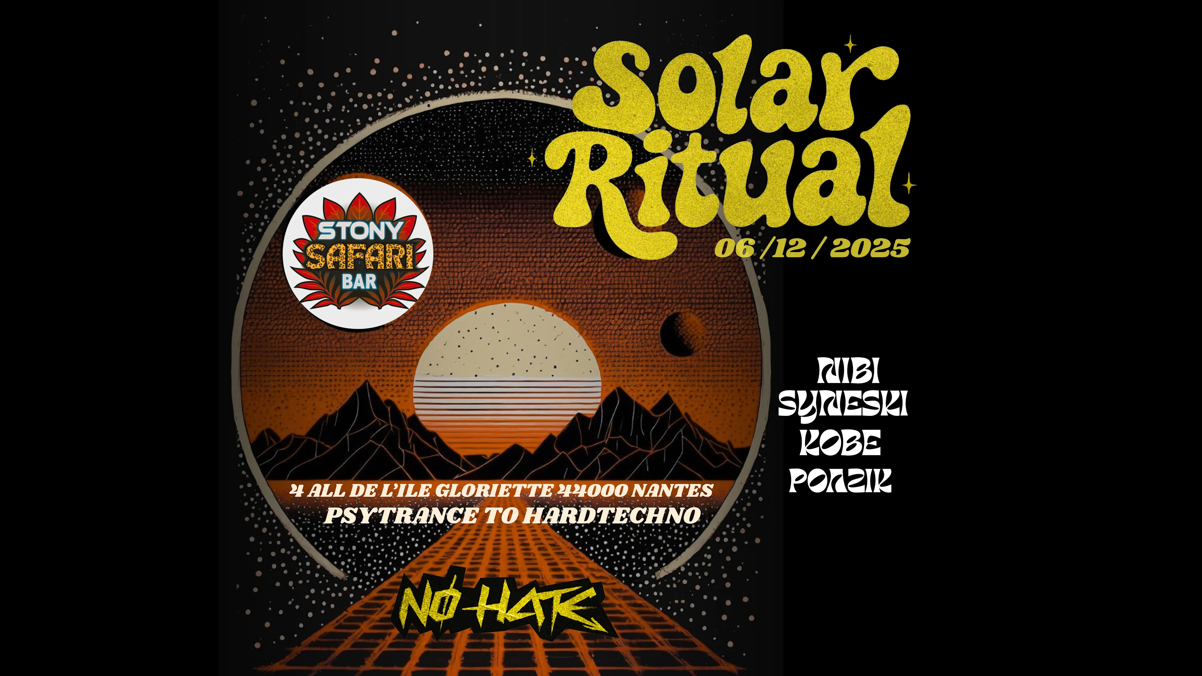 Nø Hate – Chapter VII : Solar Ritual Cover