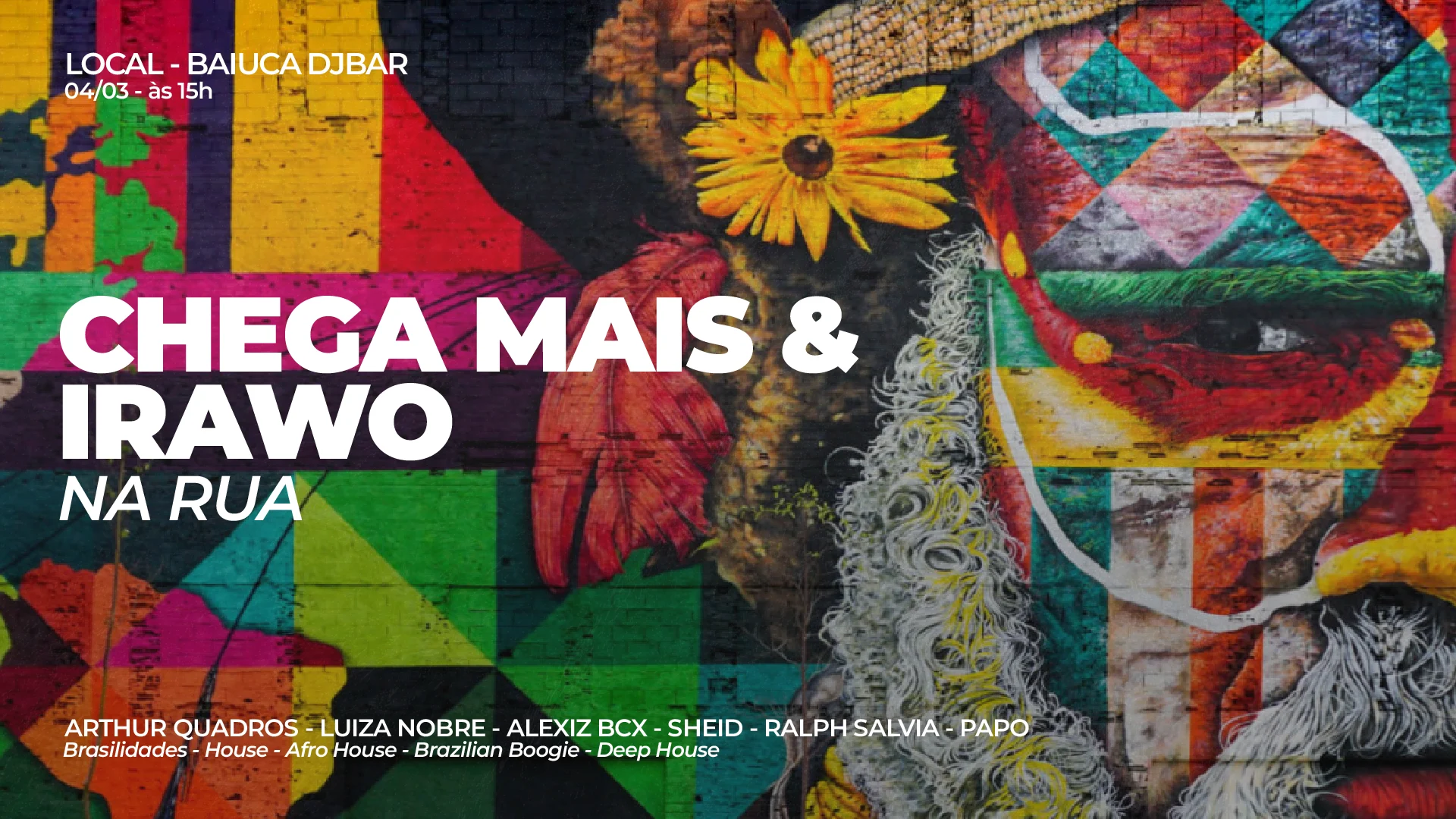 Chega Mais & Irawo | Carnaval Na Rua Cover