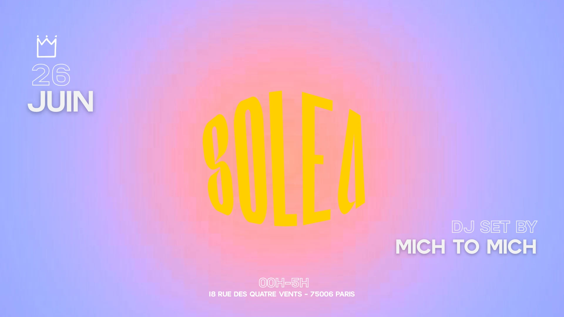 Vendredi - Solea Chez Prince Dj Set Commercial - Paris Cover