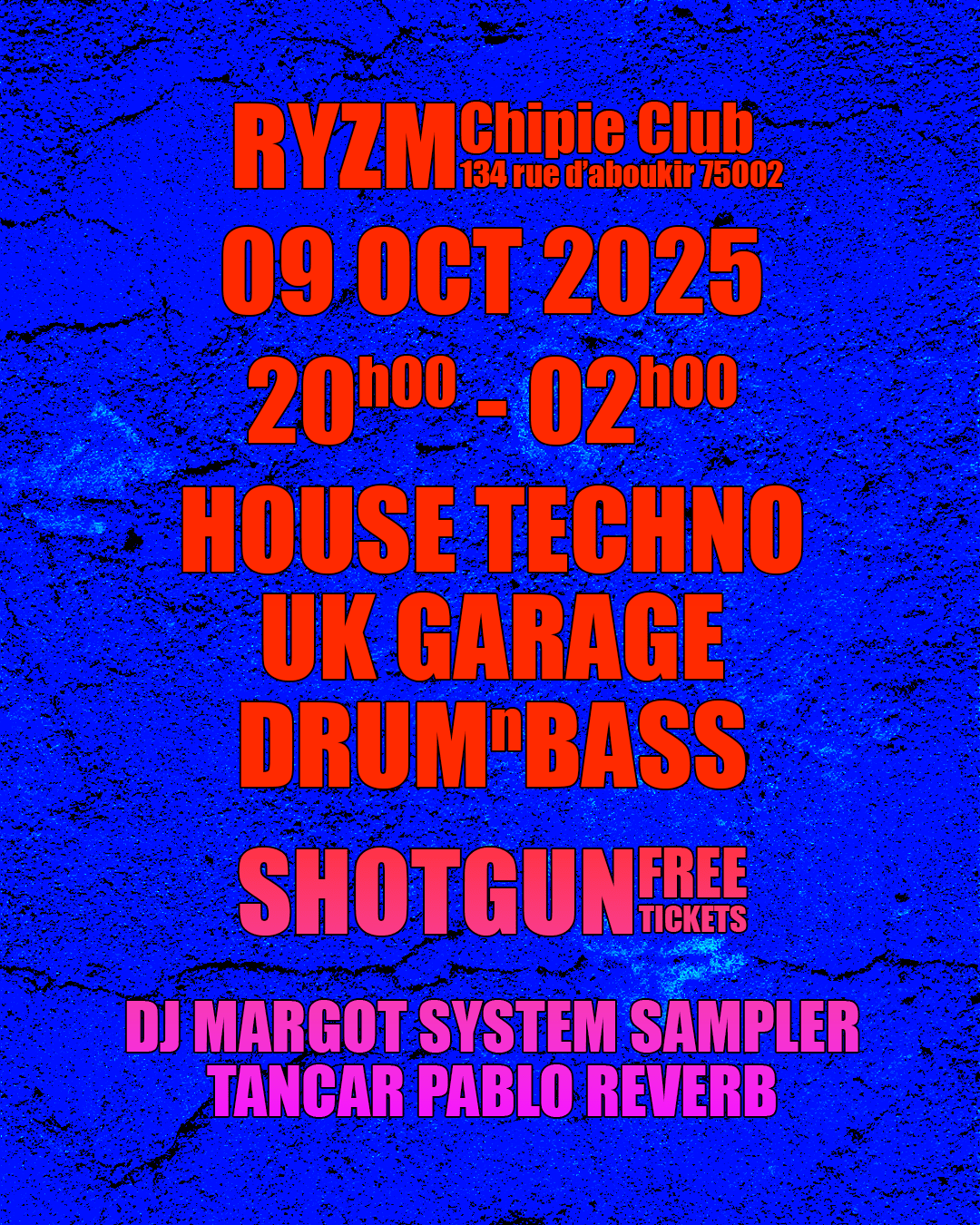 Ryzm X Chipie Club - House / Techno / Uk Garage / Drum&Bass Cover