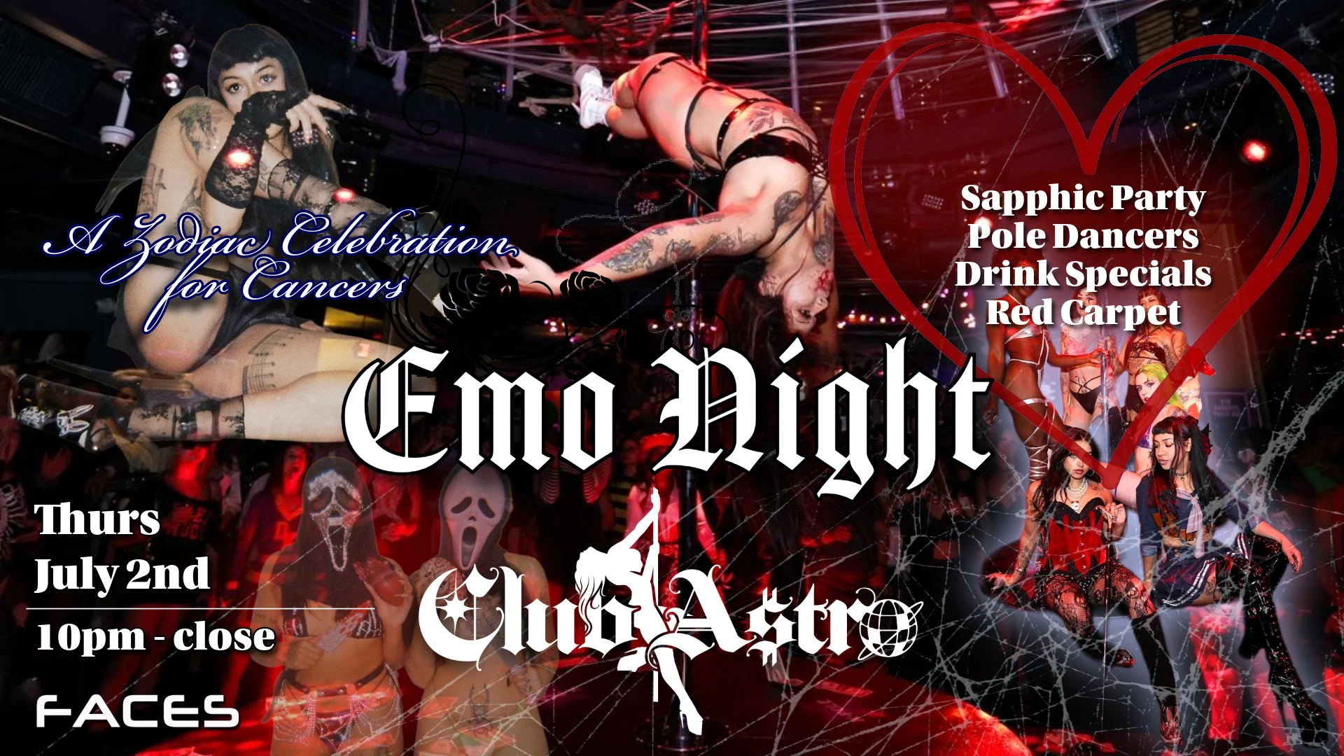 Club Astro Emo Night: A Celebration For Cancers Cover