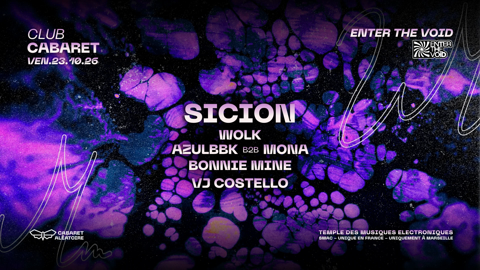23/10 | Club Cabaret X Enter The Void W/ Sicion Cover