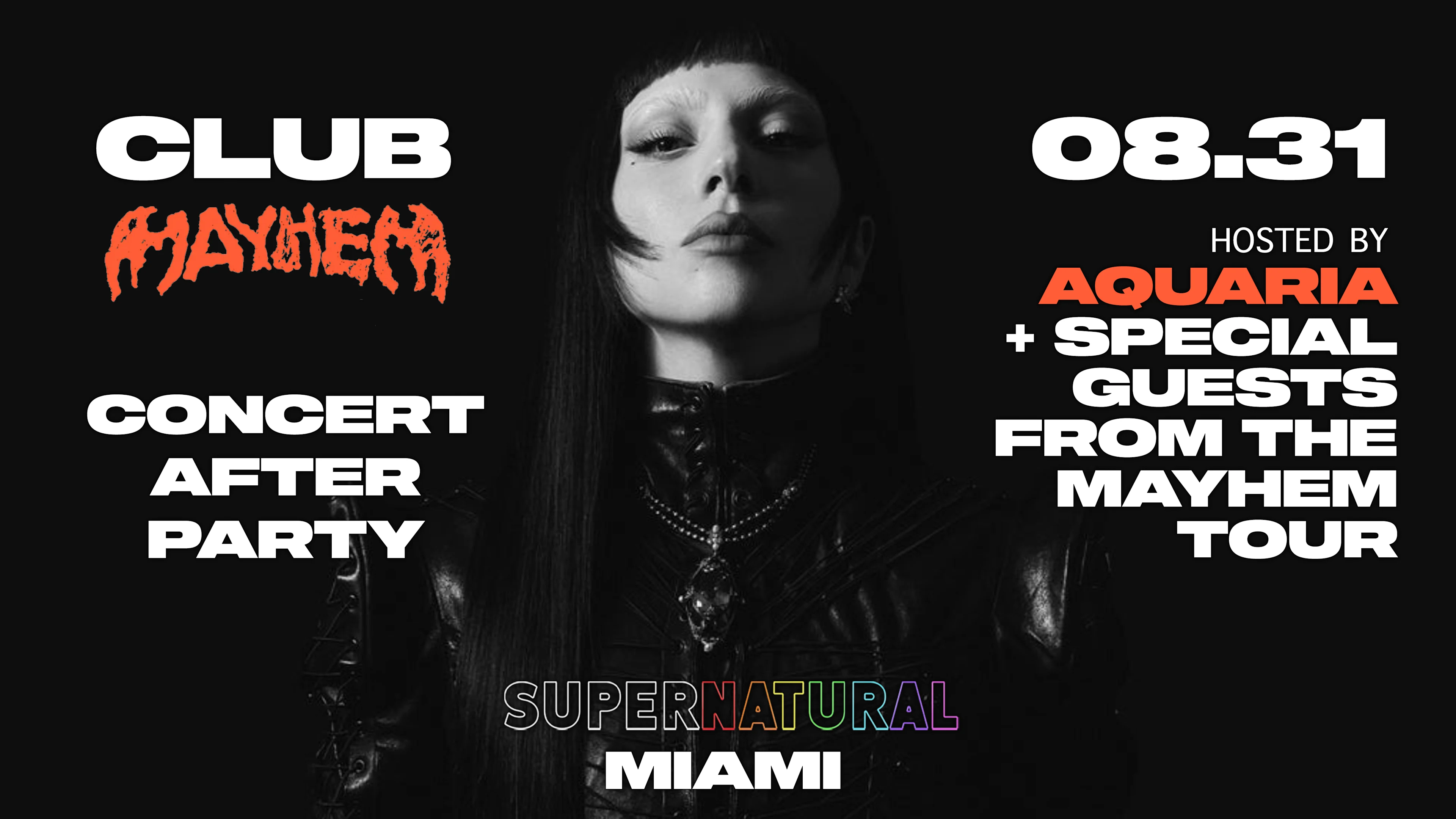 Club Mayhem: Concert Afterparty Hosted By Aquaria Cover
