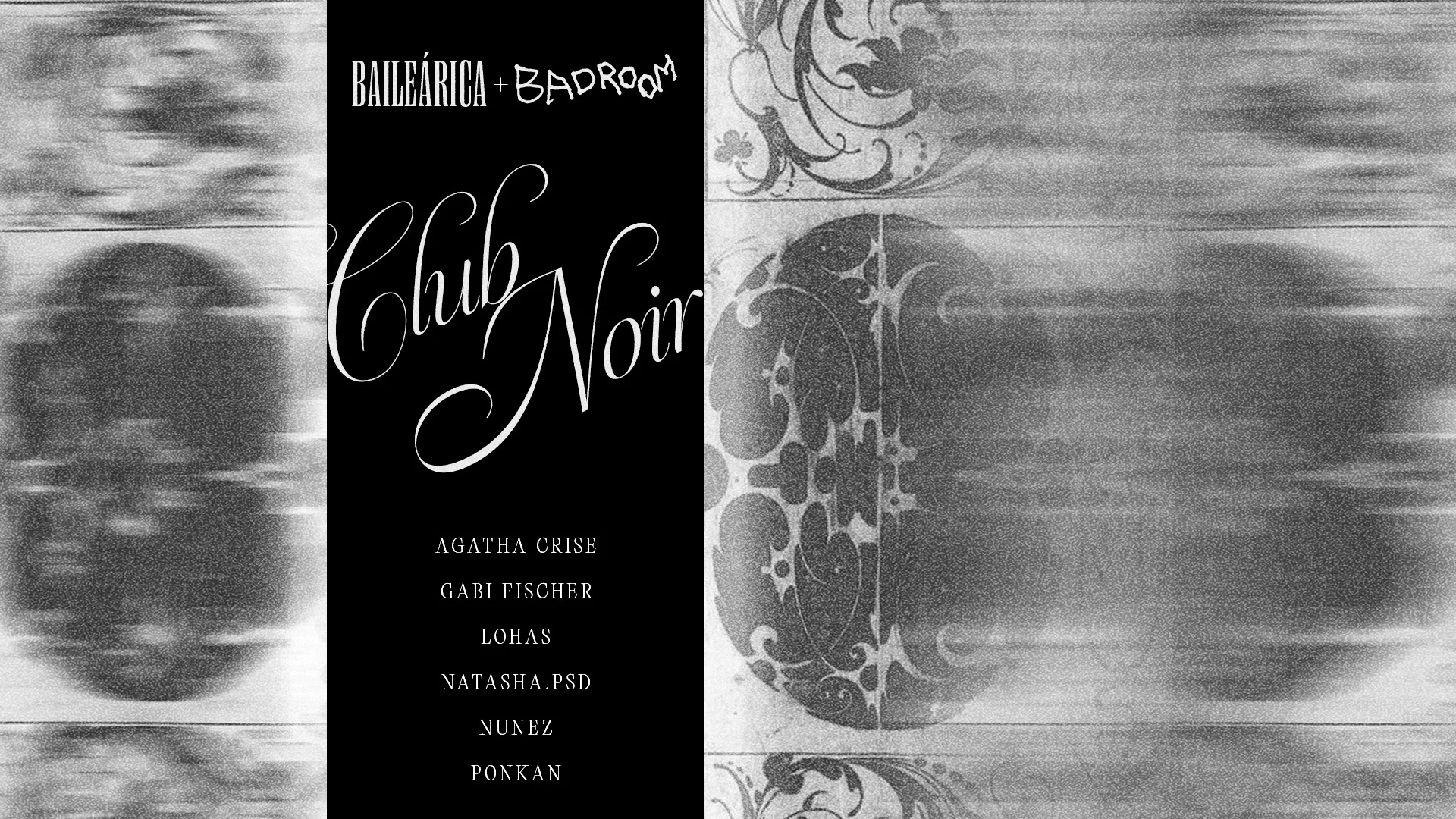 Baileárica Y Badroom Apresentam: Club Noir Cover