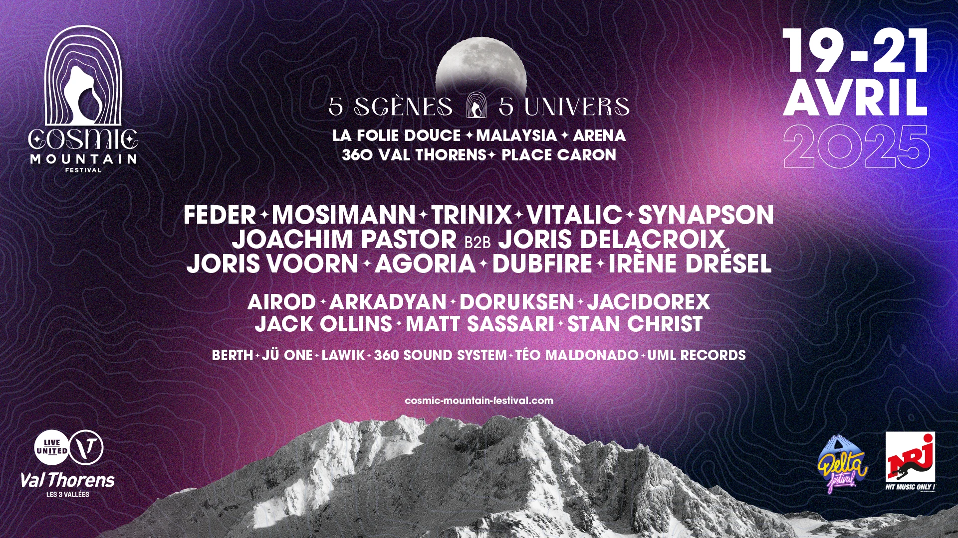 Cosmic Mountain Festival 2025 Cover