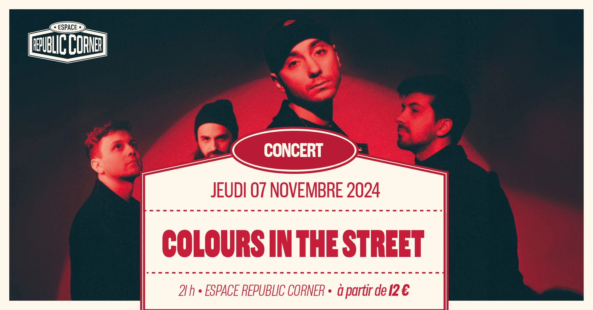 Colours In The Street En Concert À L'espace Republic Corner Cover