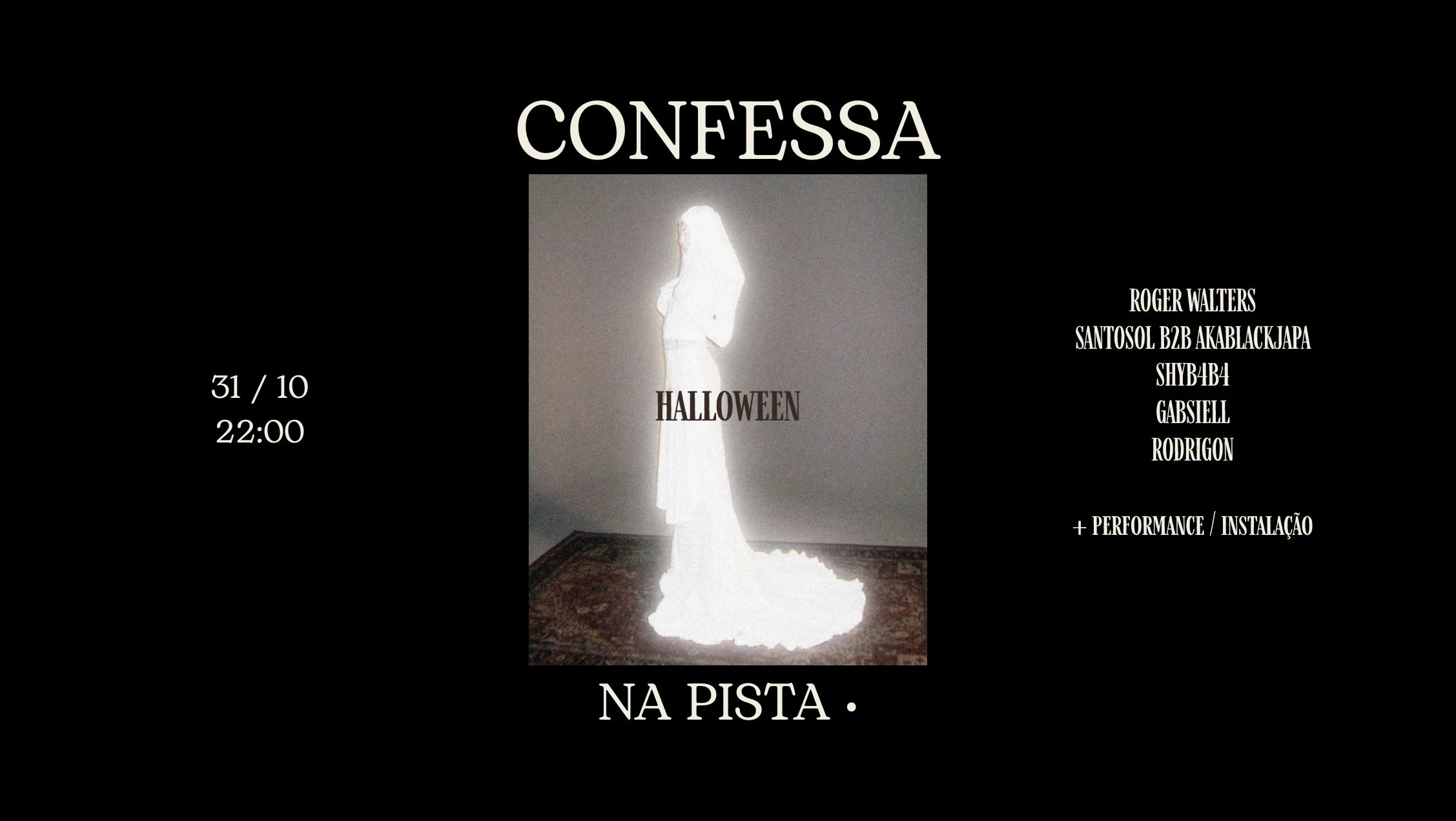 Confessa • Halloween • Na Pista Cover