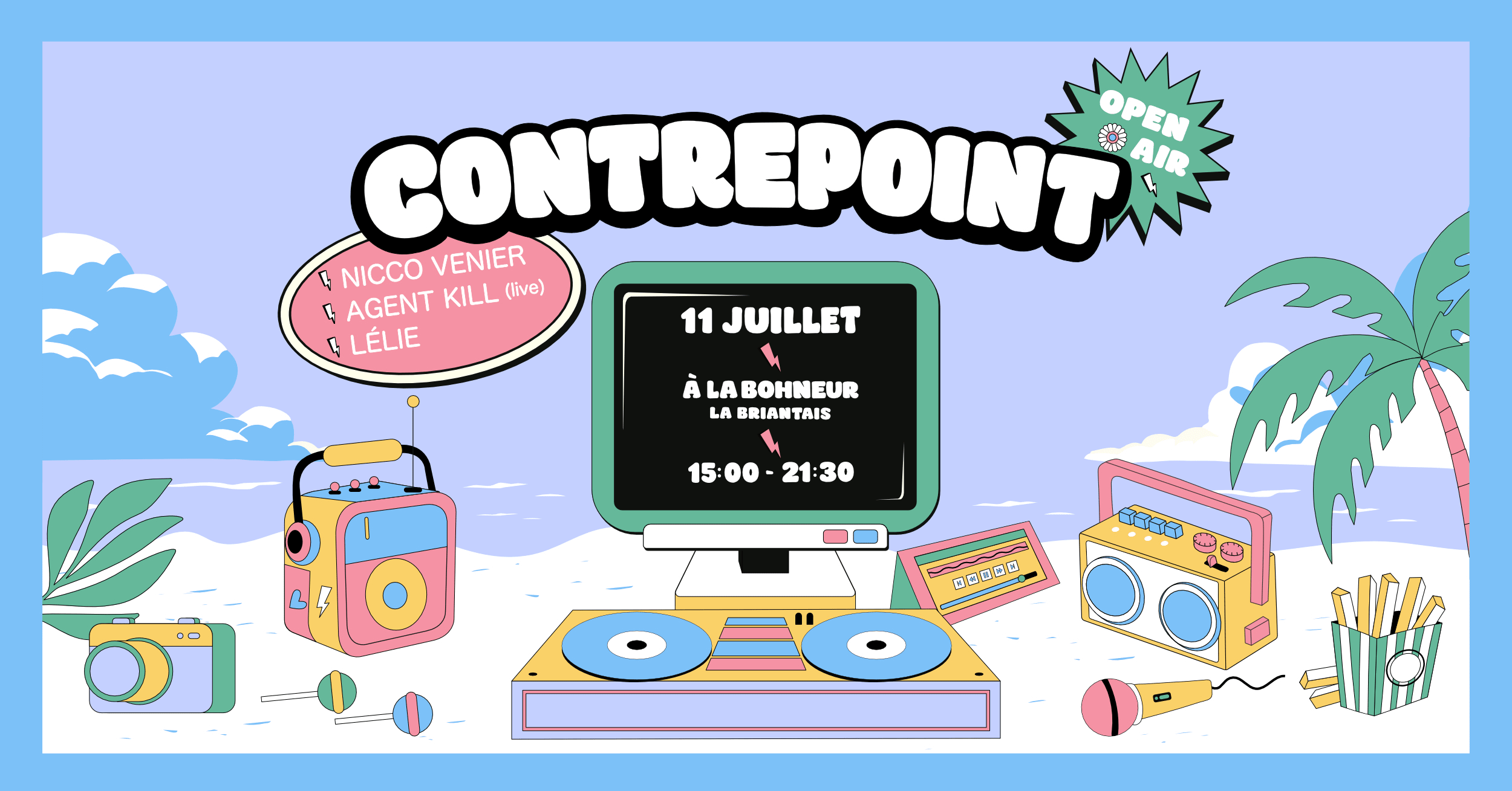 Contrepoint Open Air - Parc De La Briantais - À La Bonheur Cover