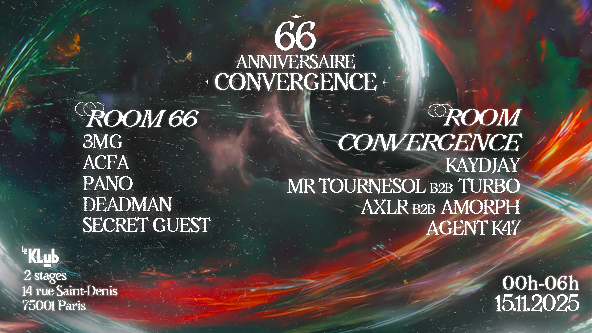 66 Anniversaire : Convergence Cover