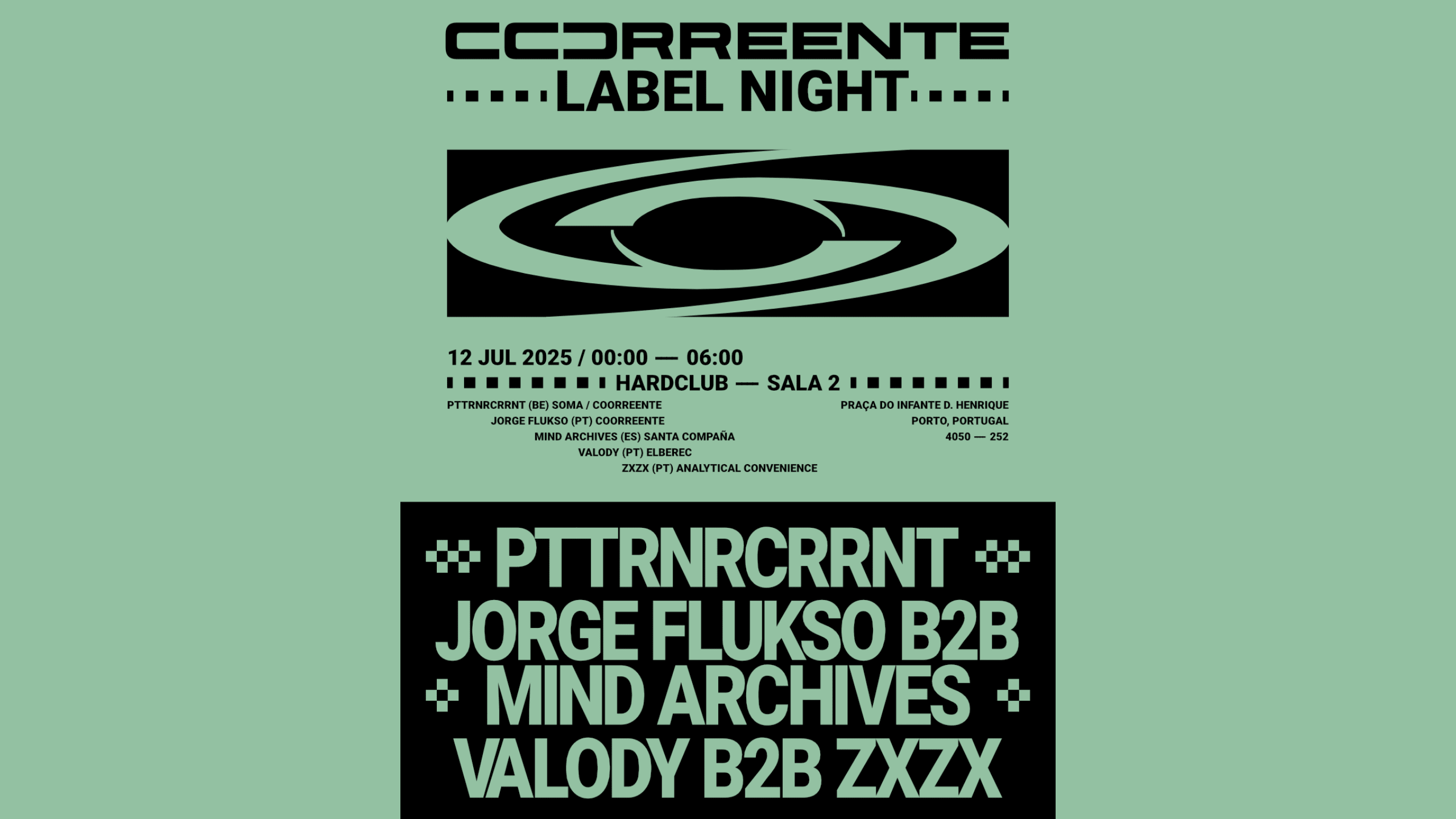 Coorreente Label Night Cover