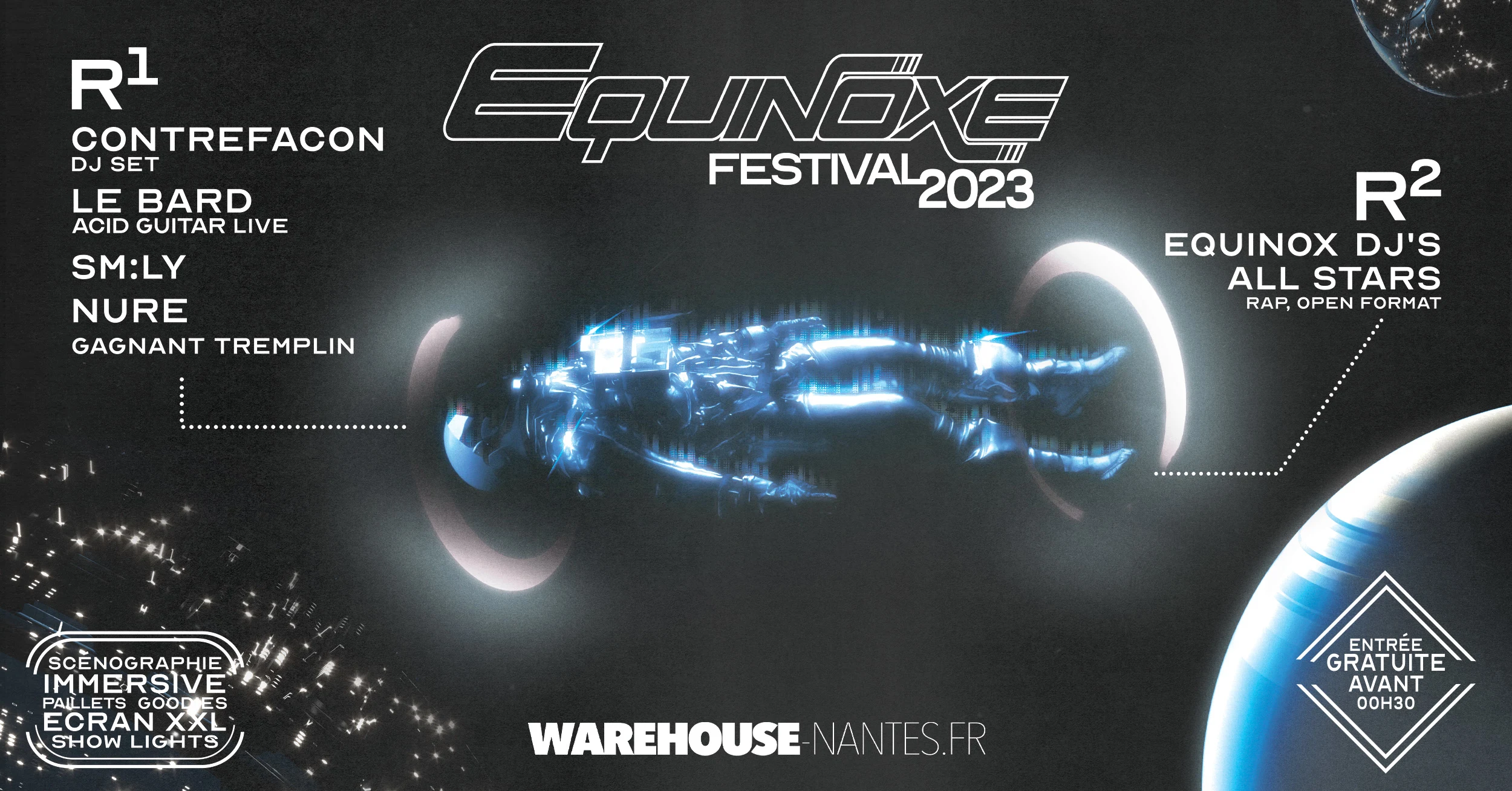 Équinoxe Festival 2023 - Warehouse Nantes Cover
