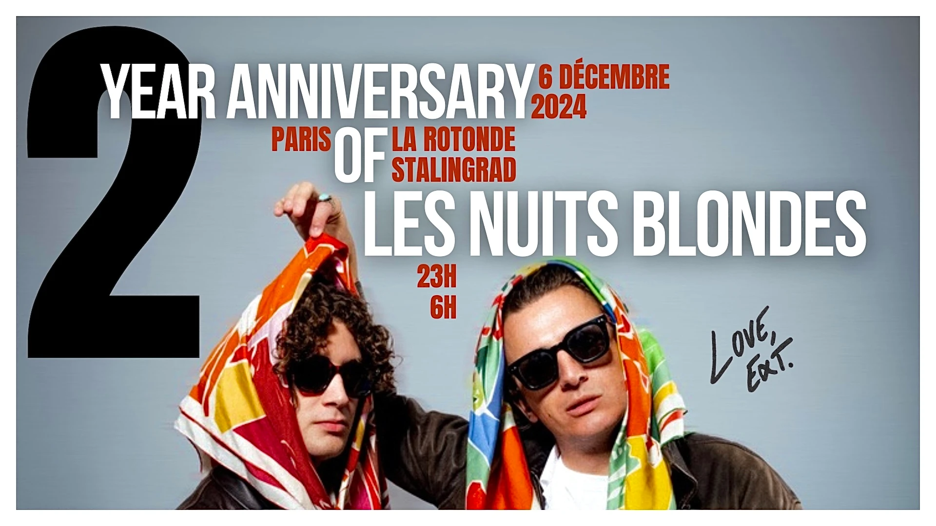 [Sold Out] Les Nuits Blondes - 2y Anniversary Cover