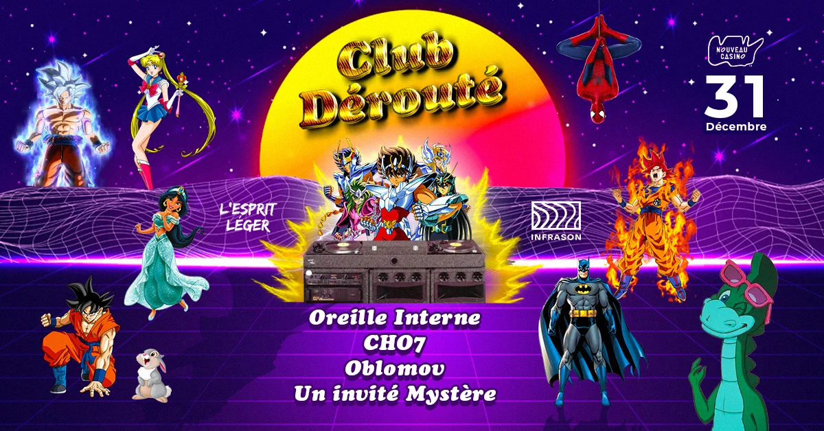 Club Dérouté "Nouvel An" L'esprit Léger & Infrason Cover