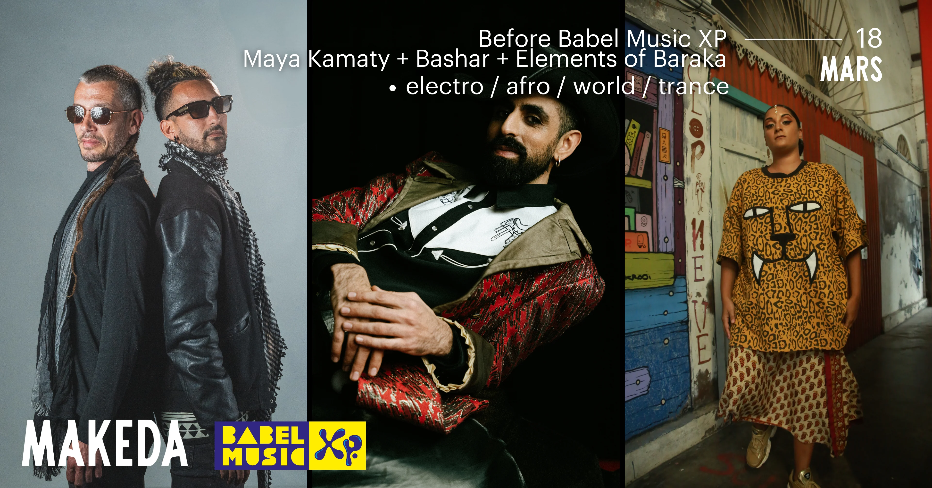 Before Du Babel : Maya Kamaty + Elements Of Baraka + Bashar Cover