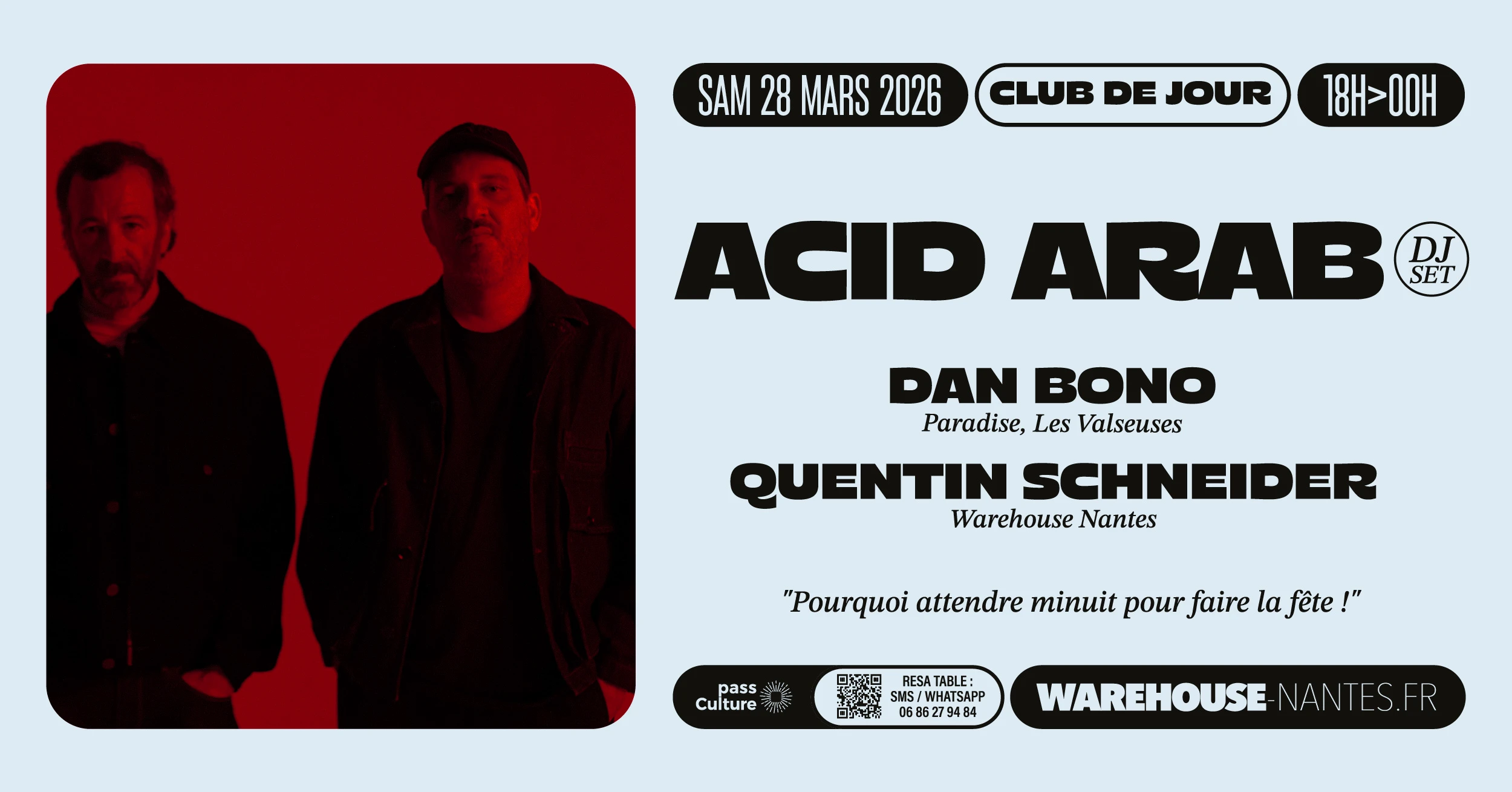 Club De Jour W/ Acid Arab Dj Set Cover