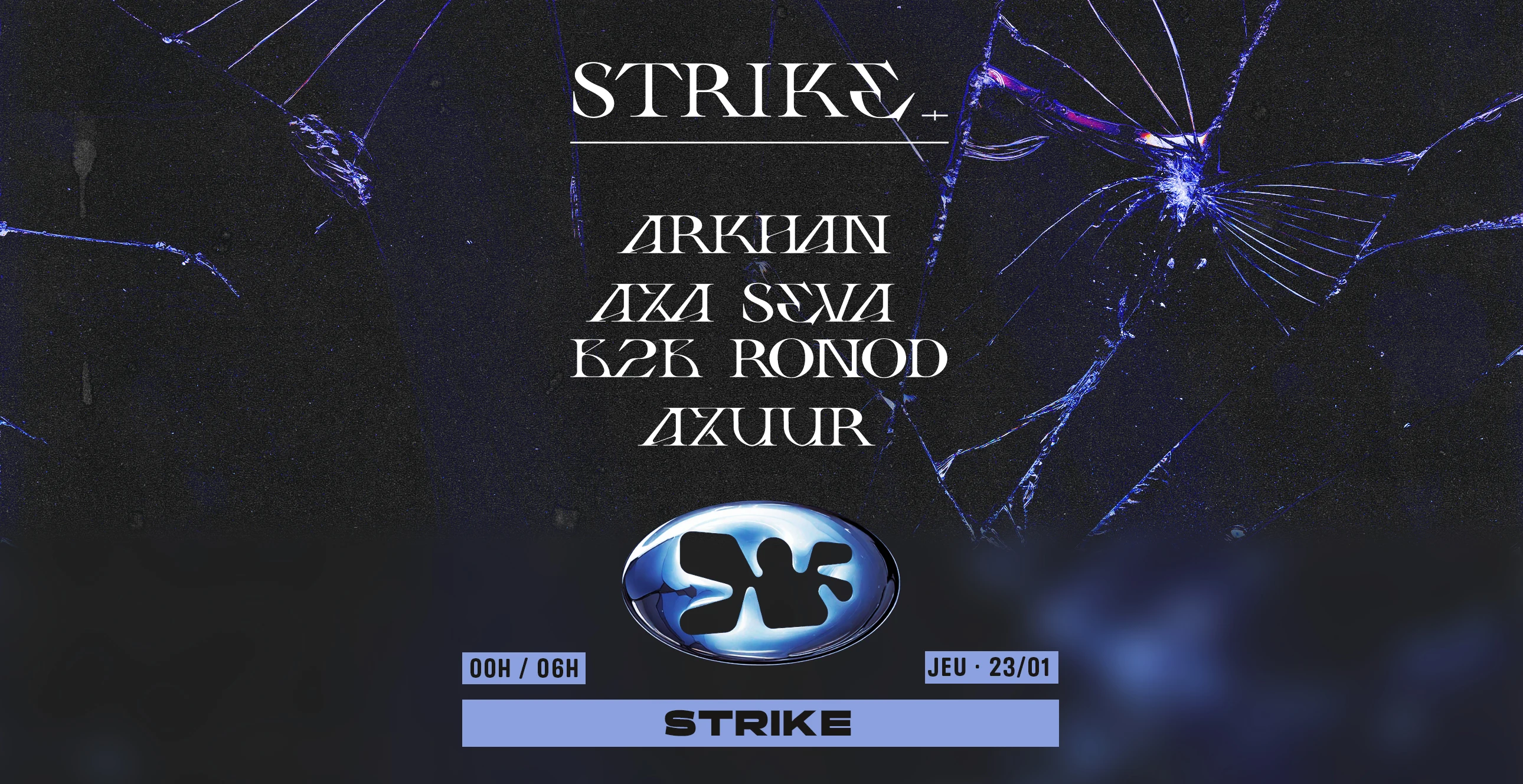 Strike | Macadam - Arkhan, Aza Seva B2b Ronod, Azuur Cover