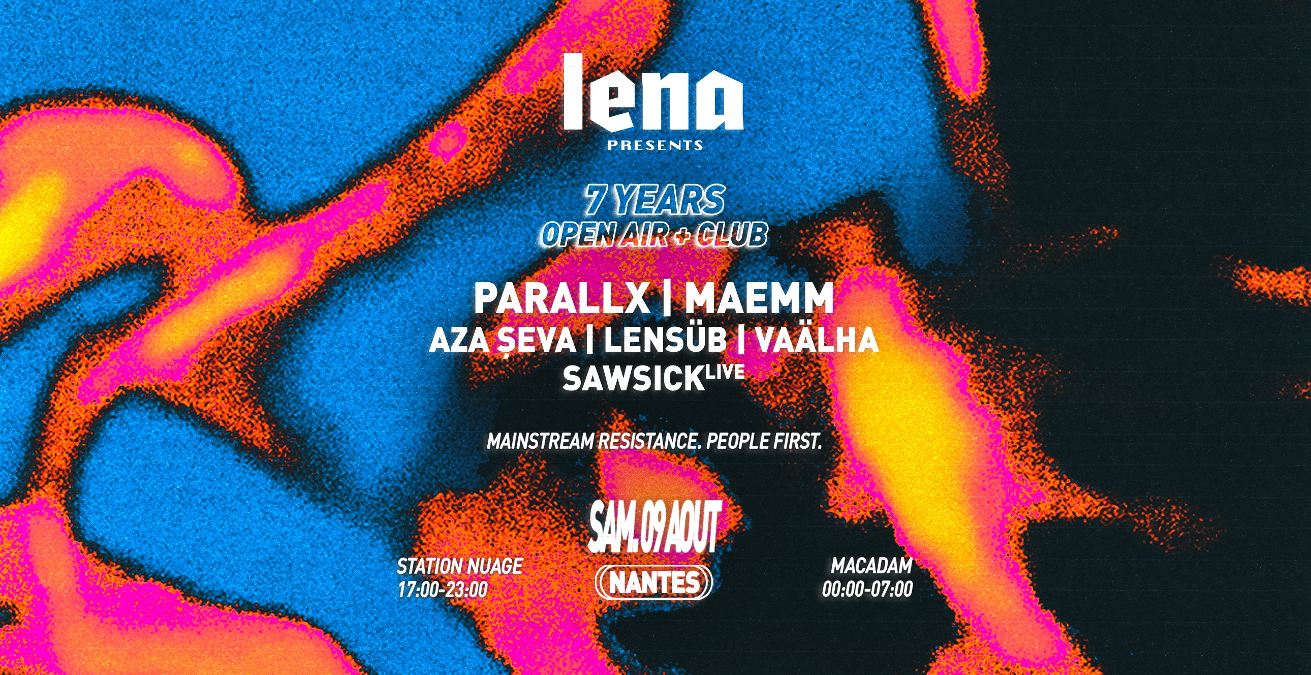 Lena 7 Years | Station Nuage+Macadam - Parallx,Maemm,Lensüb Cover