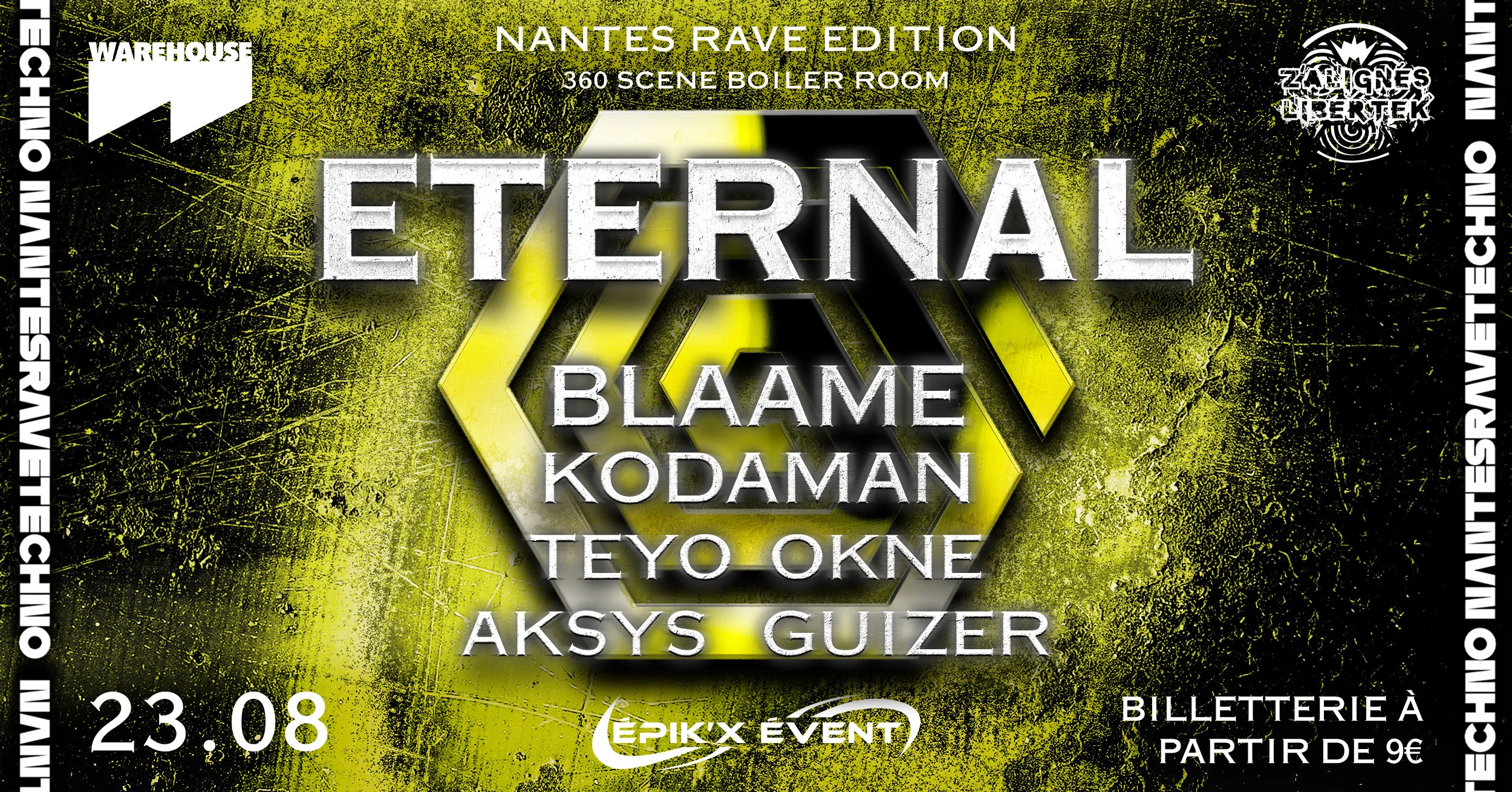 Nrt Eternal W/ Blaame, Kodaman & More - Warehouse Nantes Cover