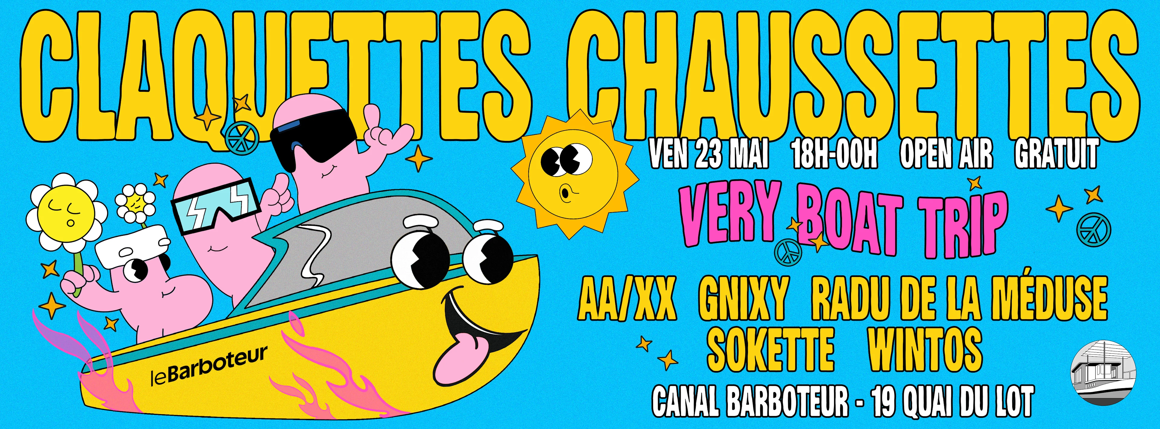 Very Boat Trip • Claquettes Chaussettes X Barboteur [Free] Cover