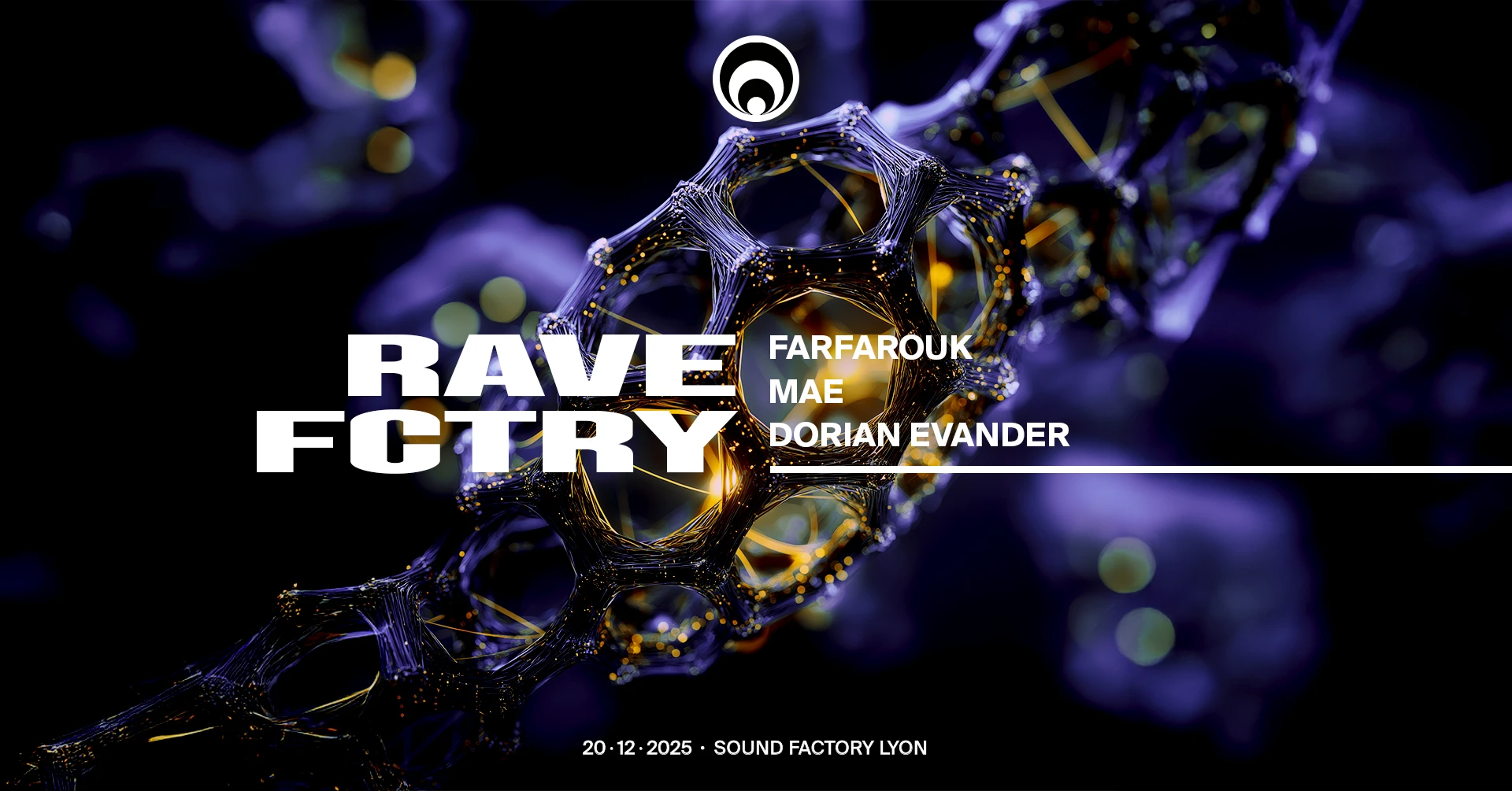 Rave Fctry : Mae, Farfarouk, Dorian Evander Cover