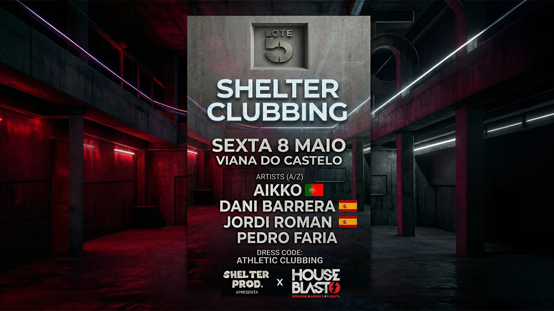 Shelter Clubbing @ Club Lote 5 Cover