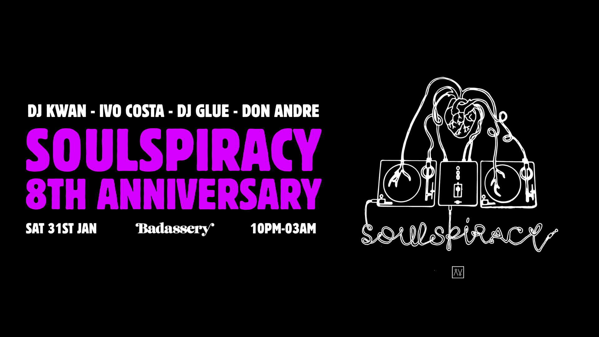 8th Bday - Soulspiracy X Badassery Cover