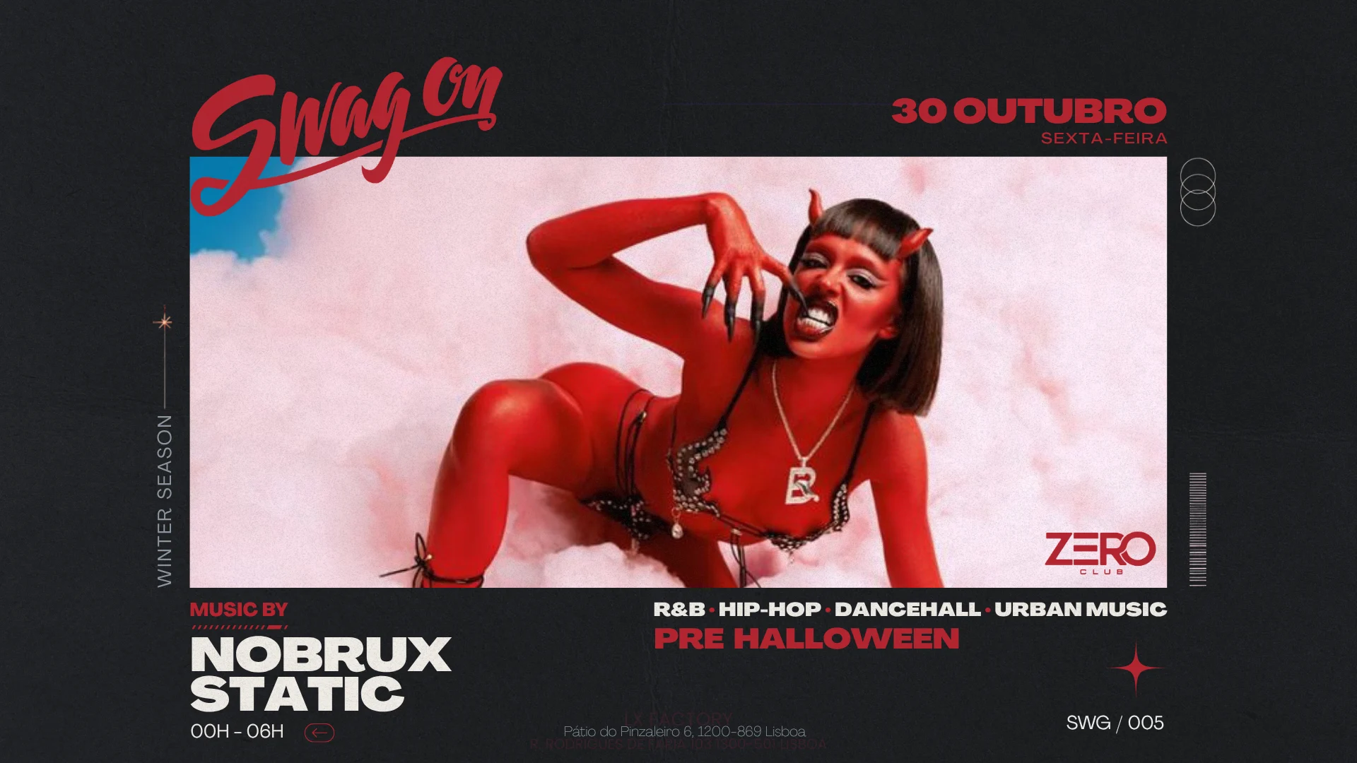 Swag On · Zero Club · 30 Oct Pre Halloween Cover