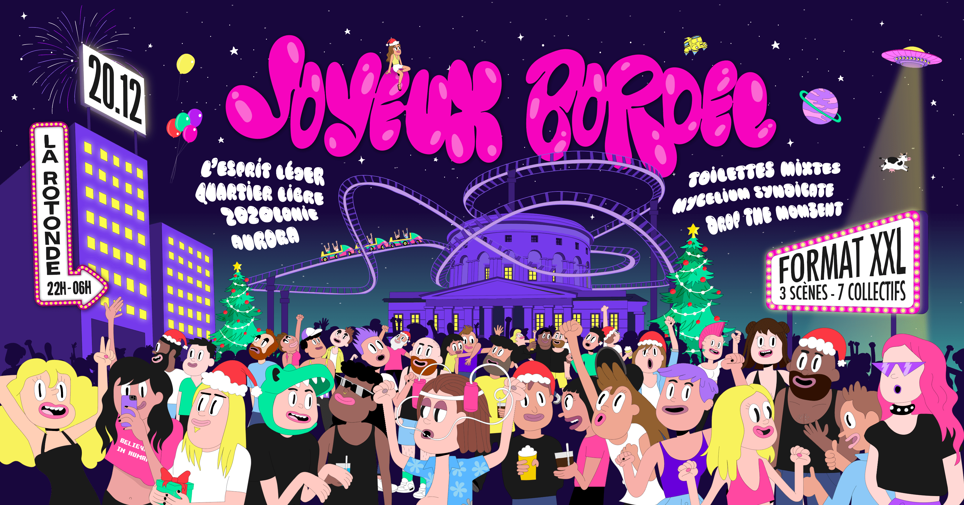 Joyeux Bordel  Xxl : Zozolonie, Quartier Libre, Aurora Cover