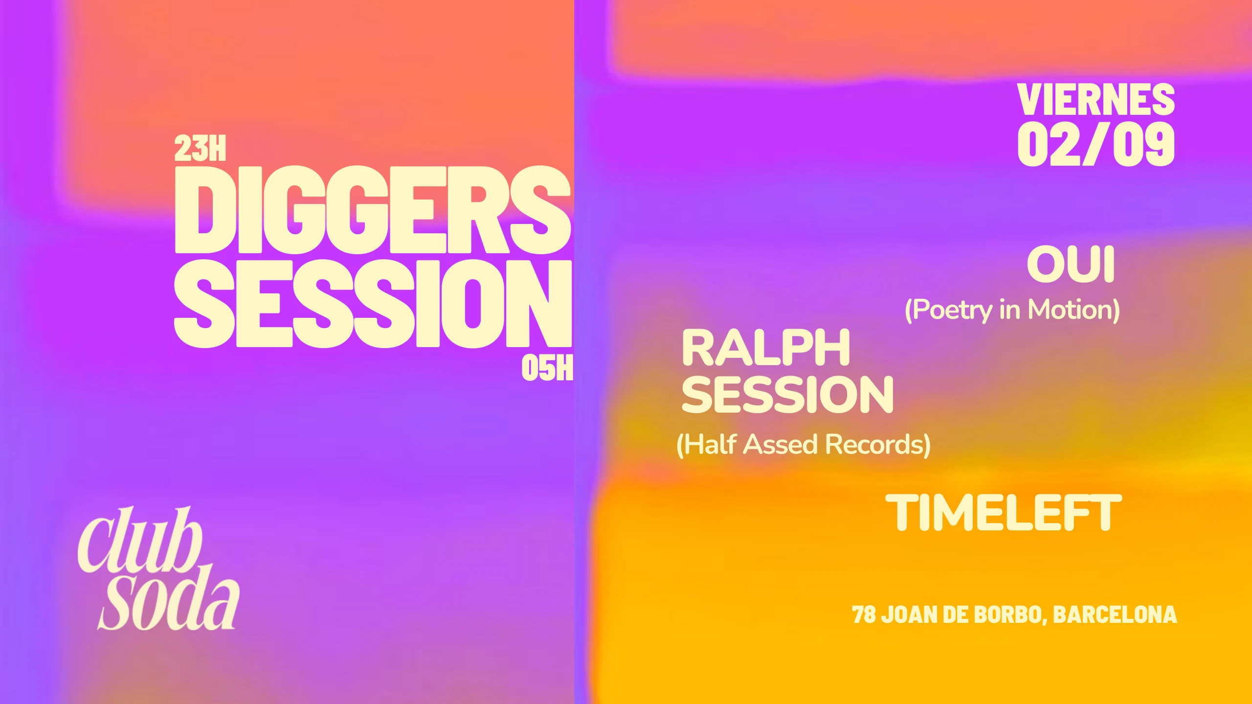 Diggers Session With Timeleft, Oui & Ralph Session Cover