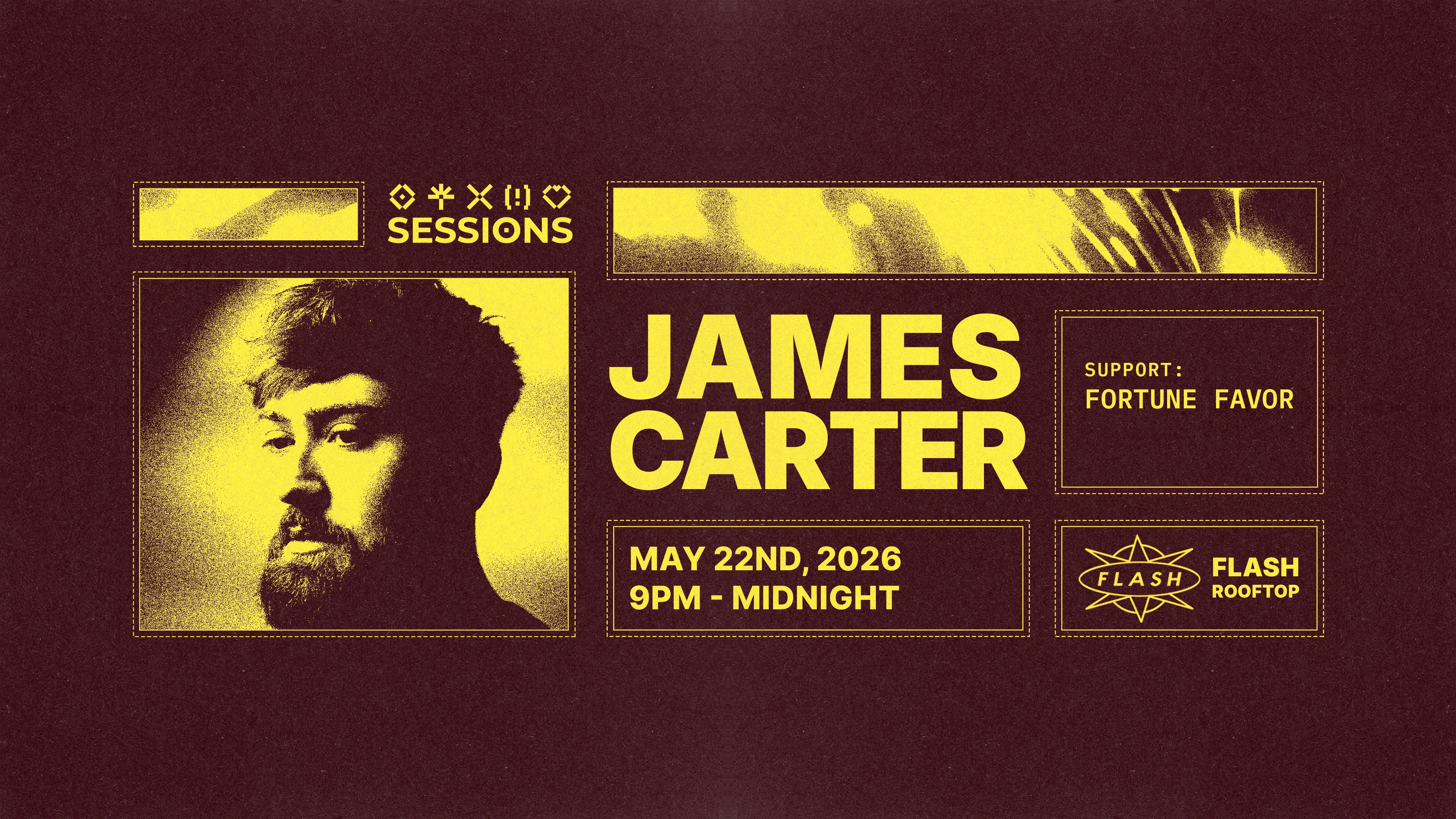 James Carter - 9pm - Midnight On The Roof Cover